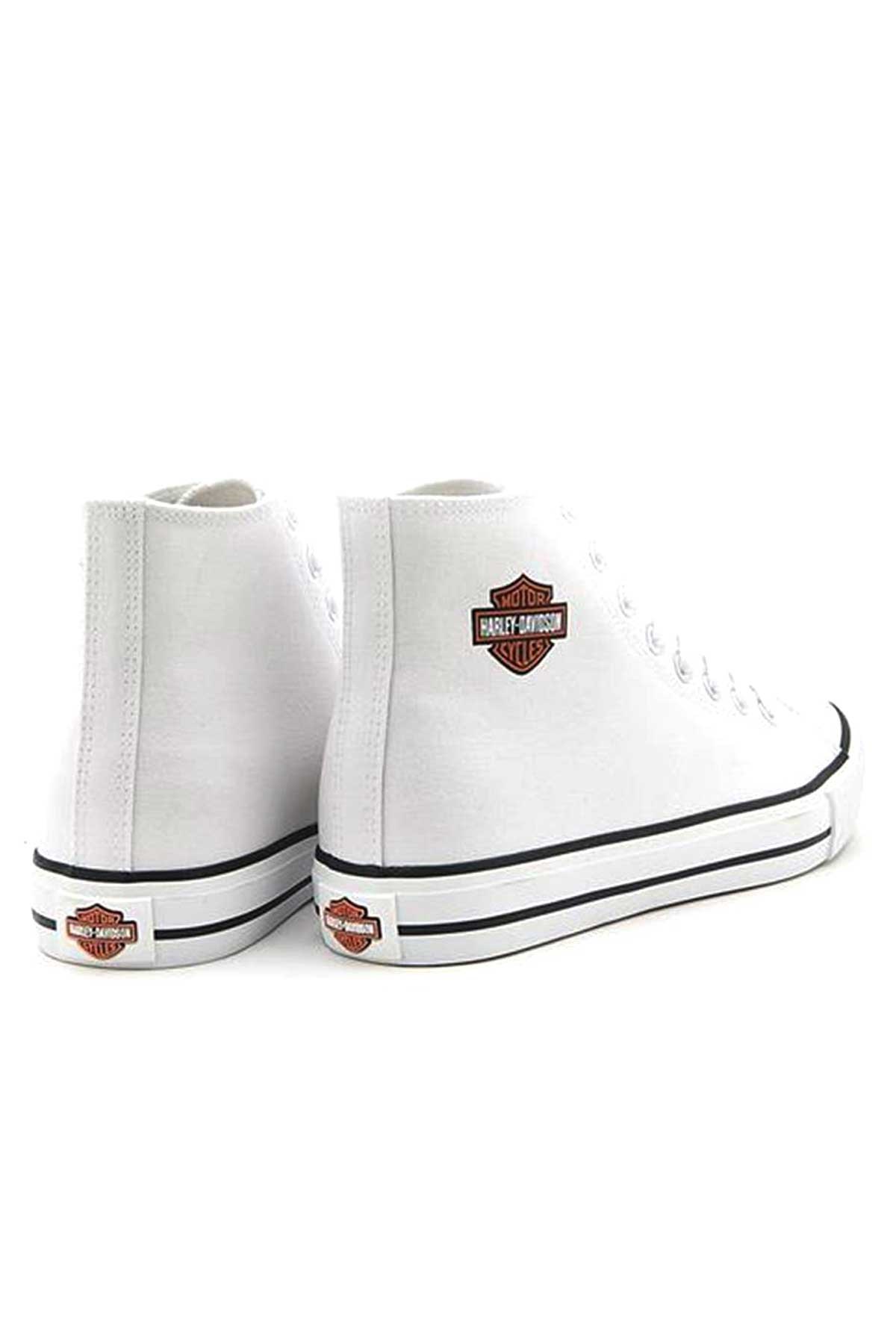Harley Davidson Erkek Spor Ayakkabı 023M100382 Beyaz