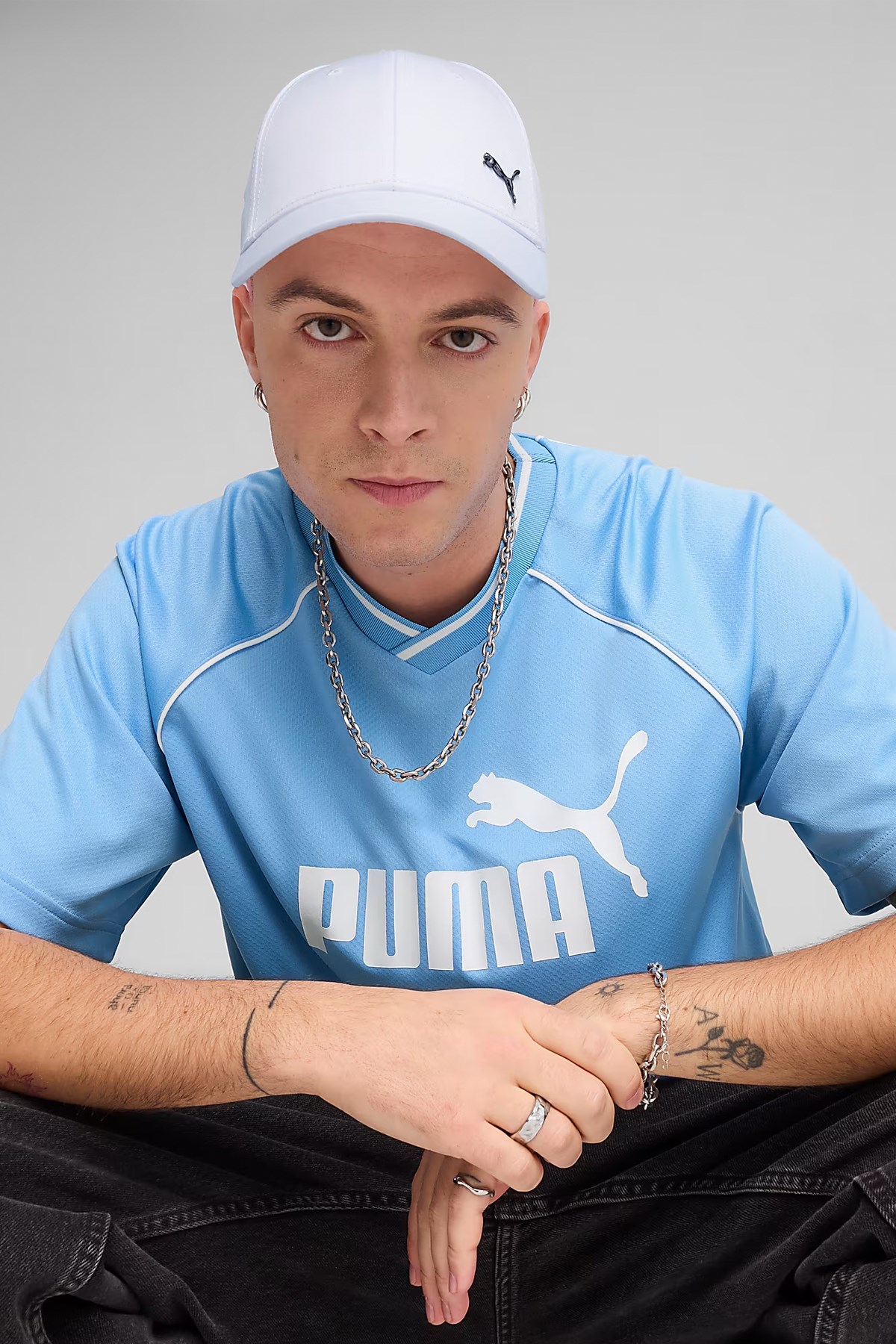 Puma Ess Metal Puma Cat Unisex Şapka 02599407 Beyaz