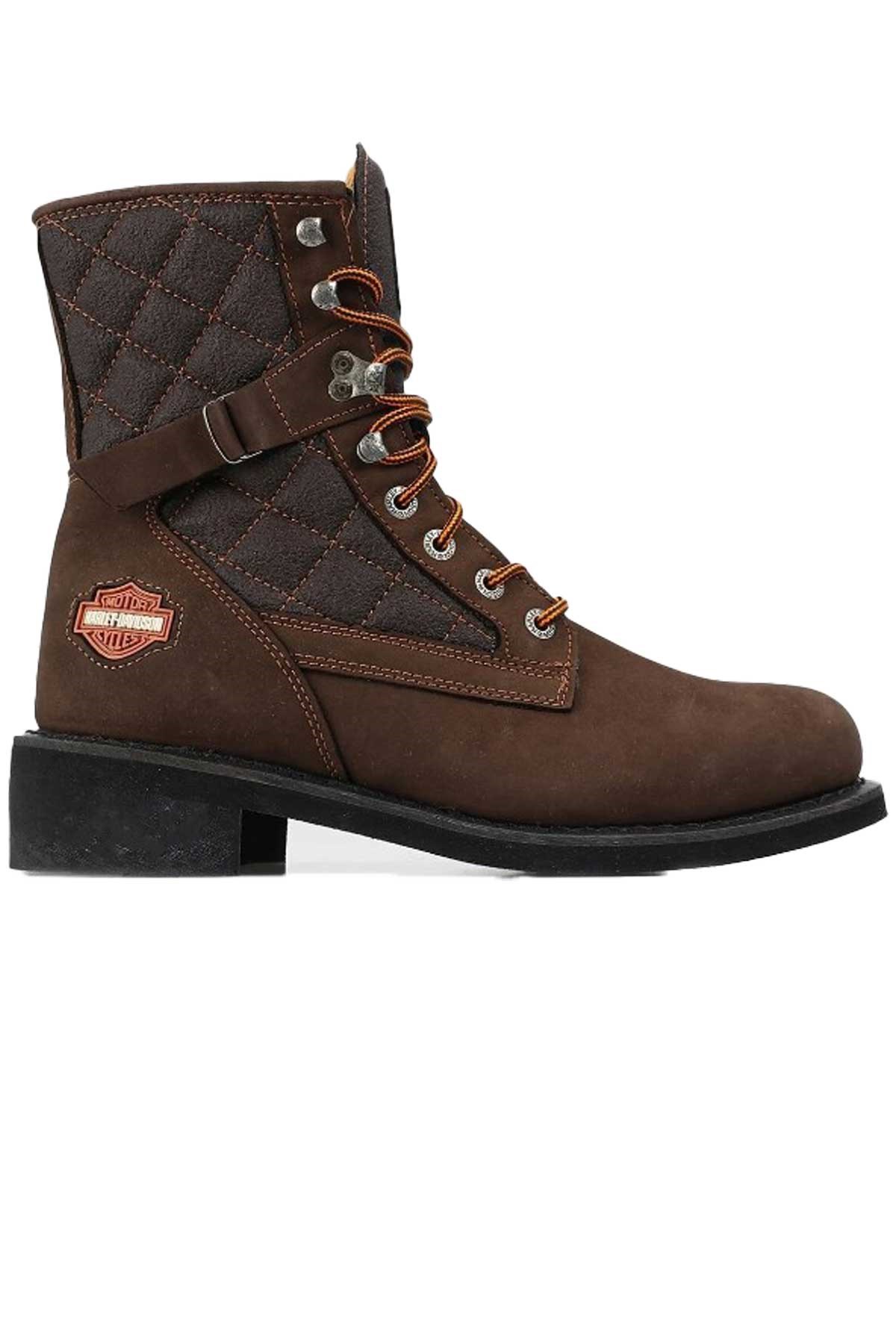 Harley Davidson New Worker Erkek Bot 025M100031 Kahverengi