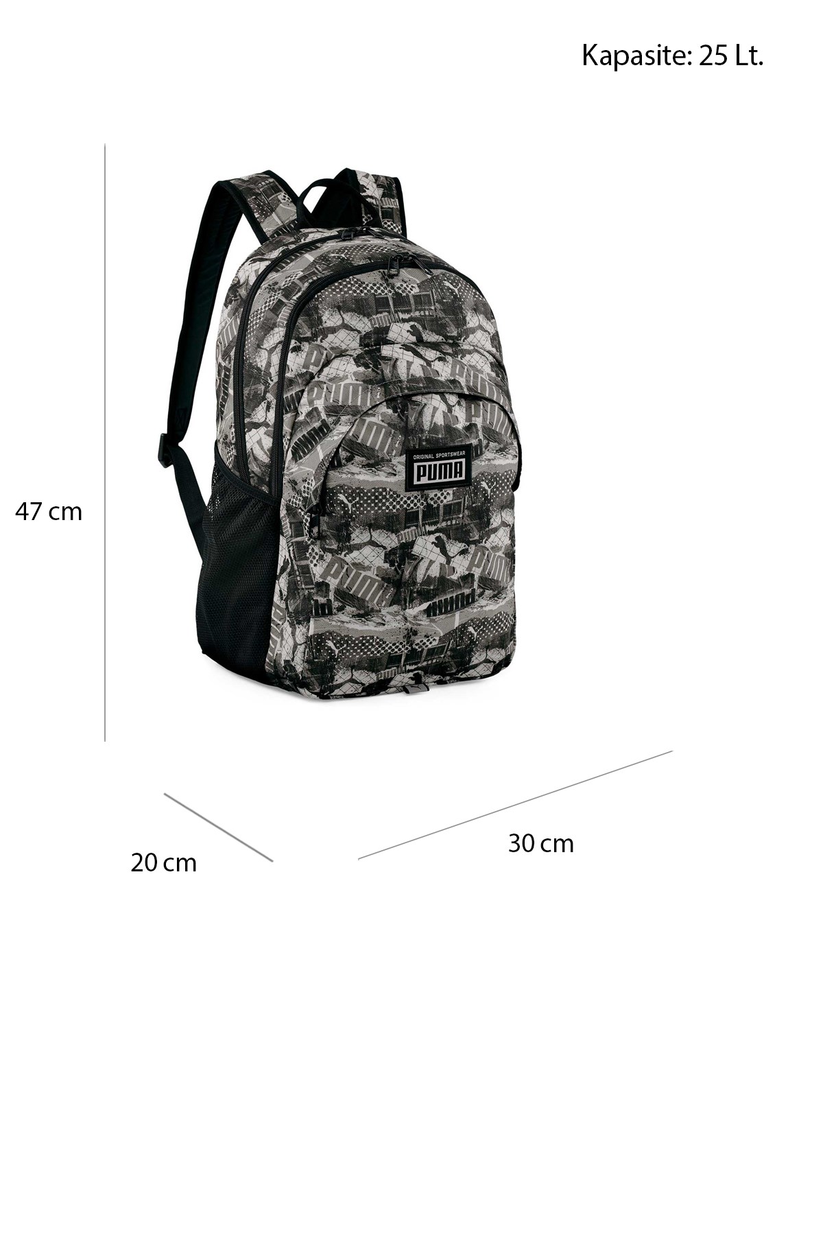 Puma Academy Unisex Sırt Çantası 07913315 Gri