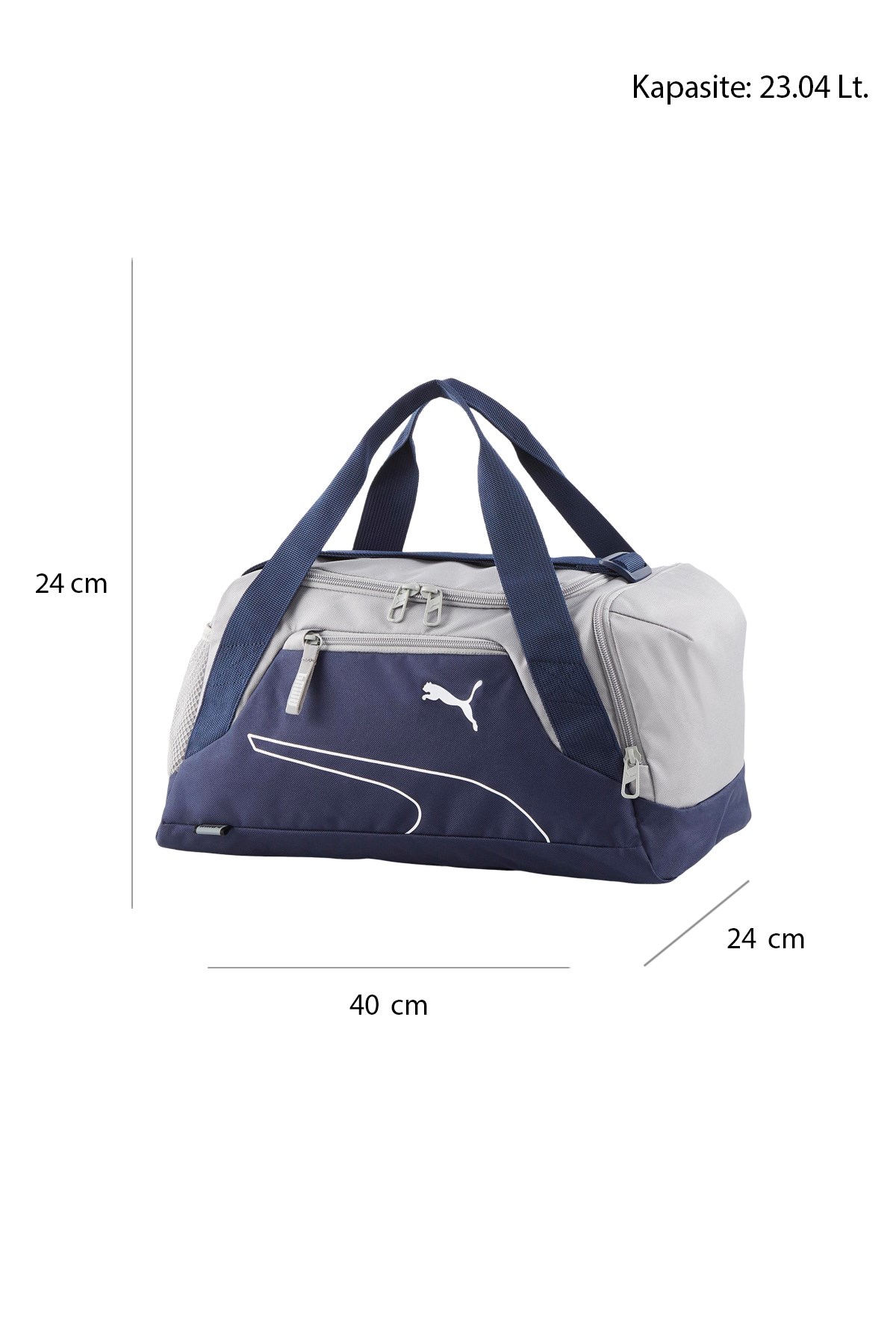 Puma Fundamentals Unisex Spor Çantası 07923108 Lacivert