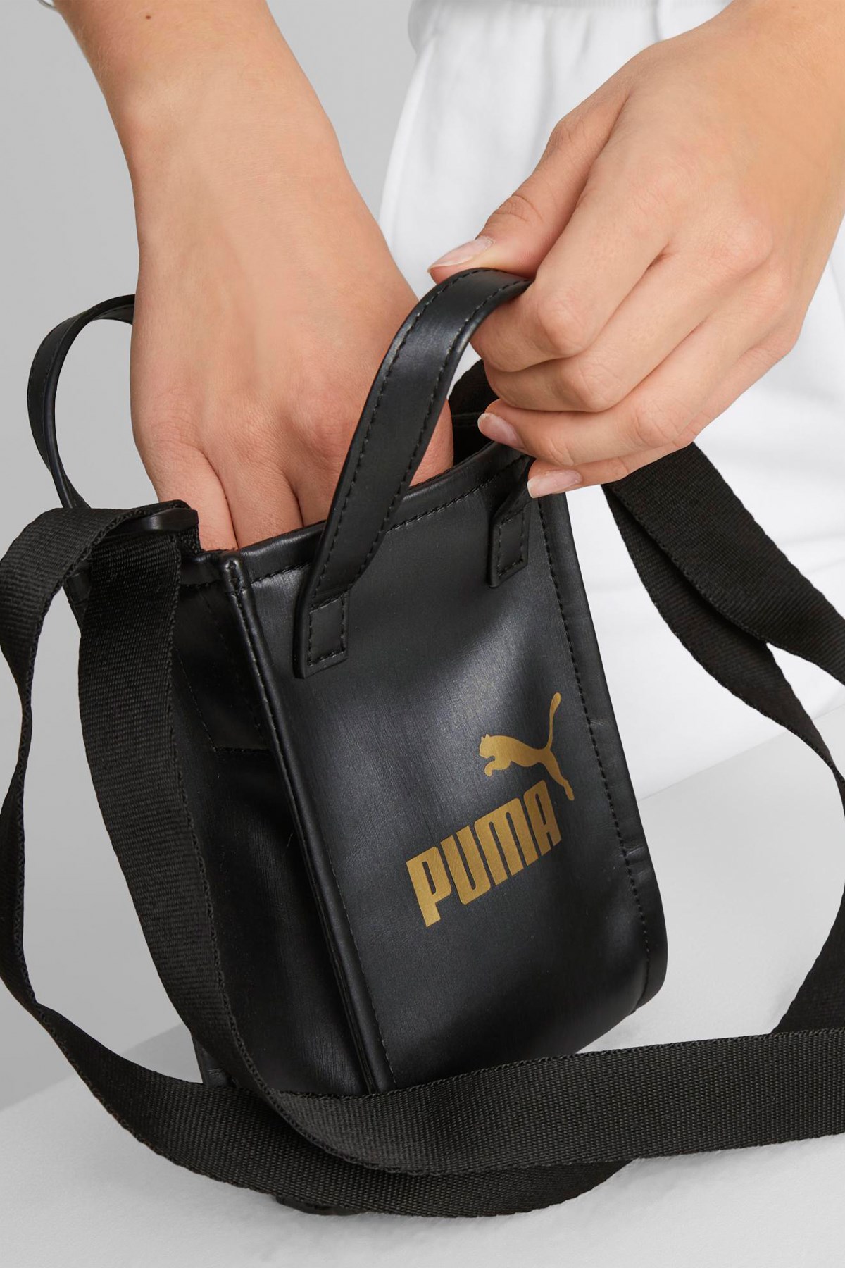 Puma Core Up Mini Unisex Omuz Çantası 07948201 Siyah