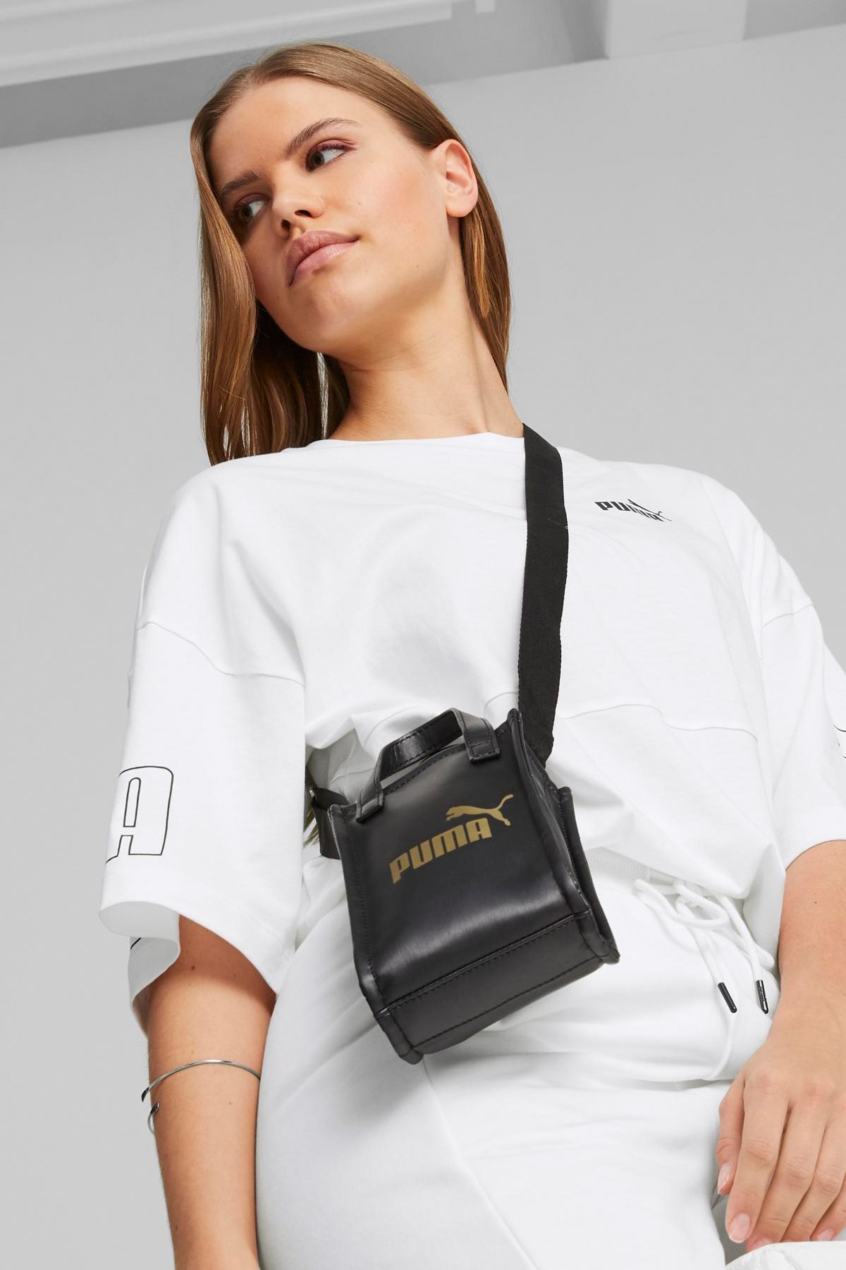 Puma Core Up Mini Unisex Omuz Çantası 07948201 Siyah