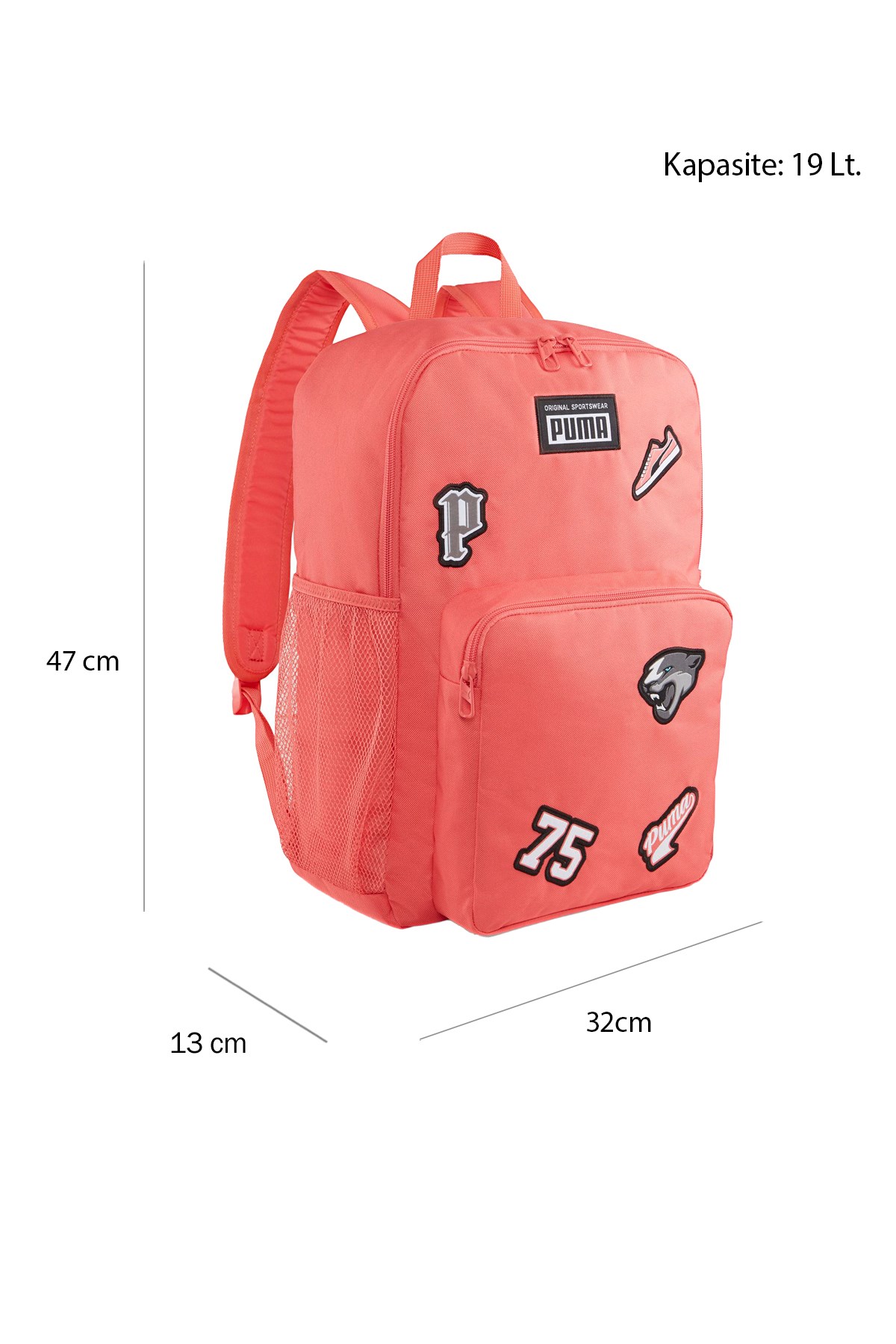 Puma Patch Backpack Kadın Sırt Çantası 07951403 Pembe