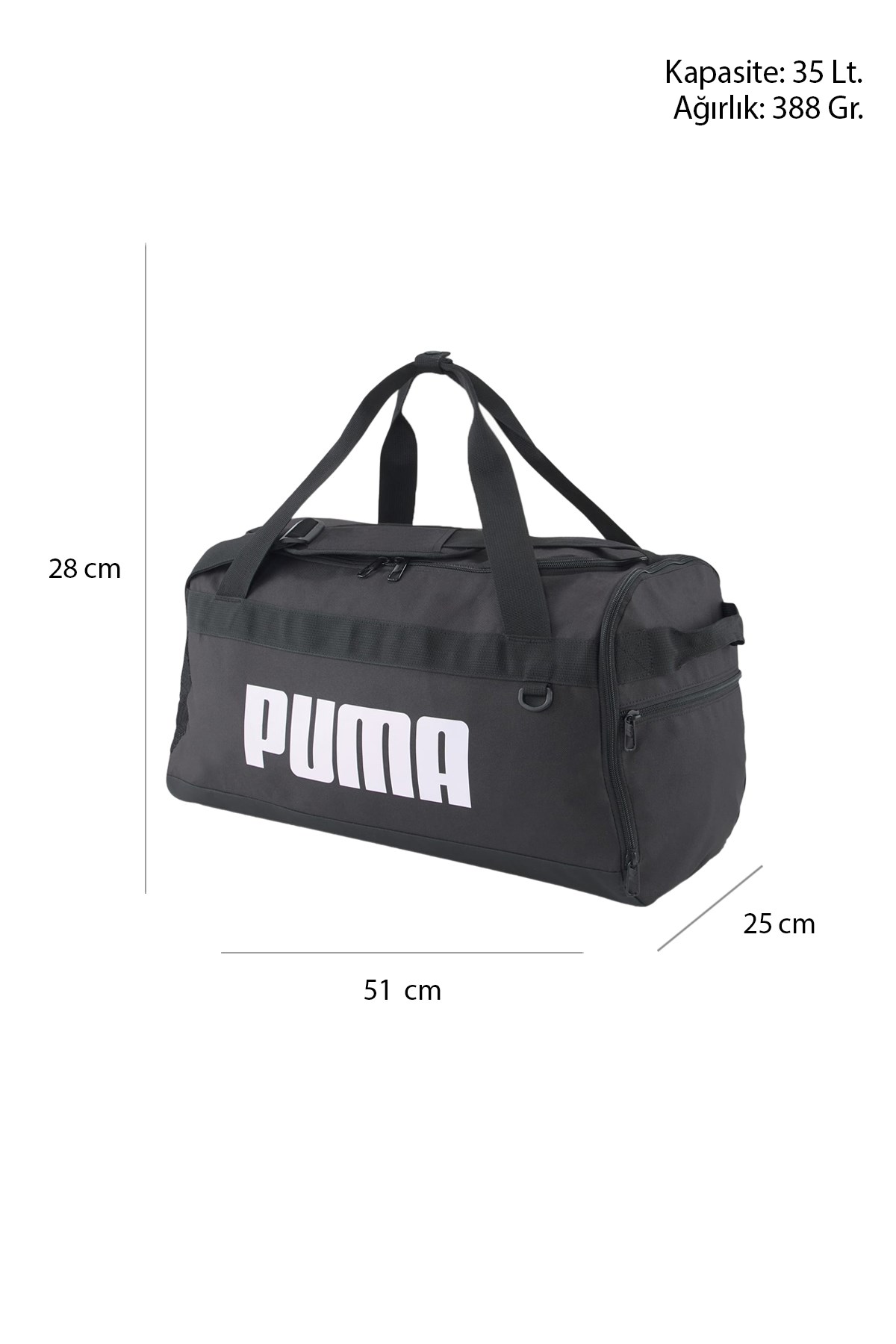 Puma Challenger Duffel Bag S Unisex Spor Çantası 07953001 Siyah