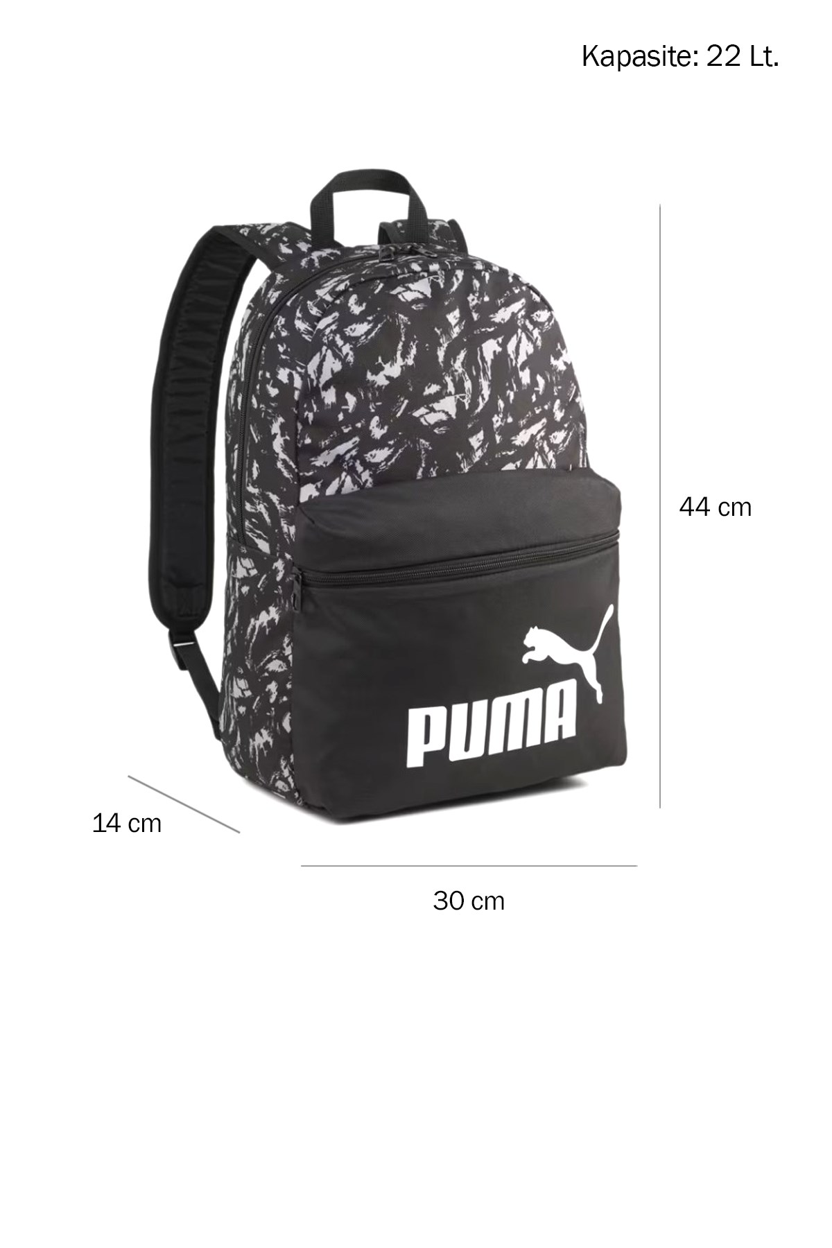 Puma Phase Aop Erkek Sırt Çantası 07994807 Siyah