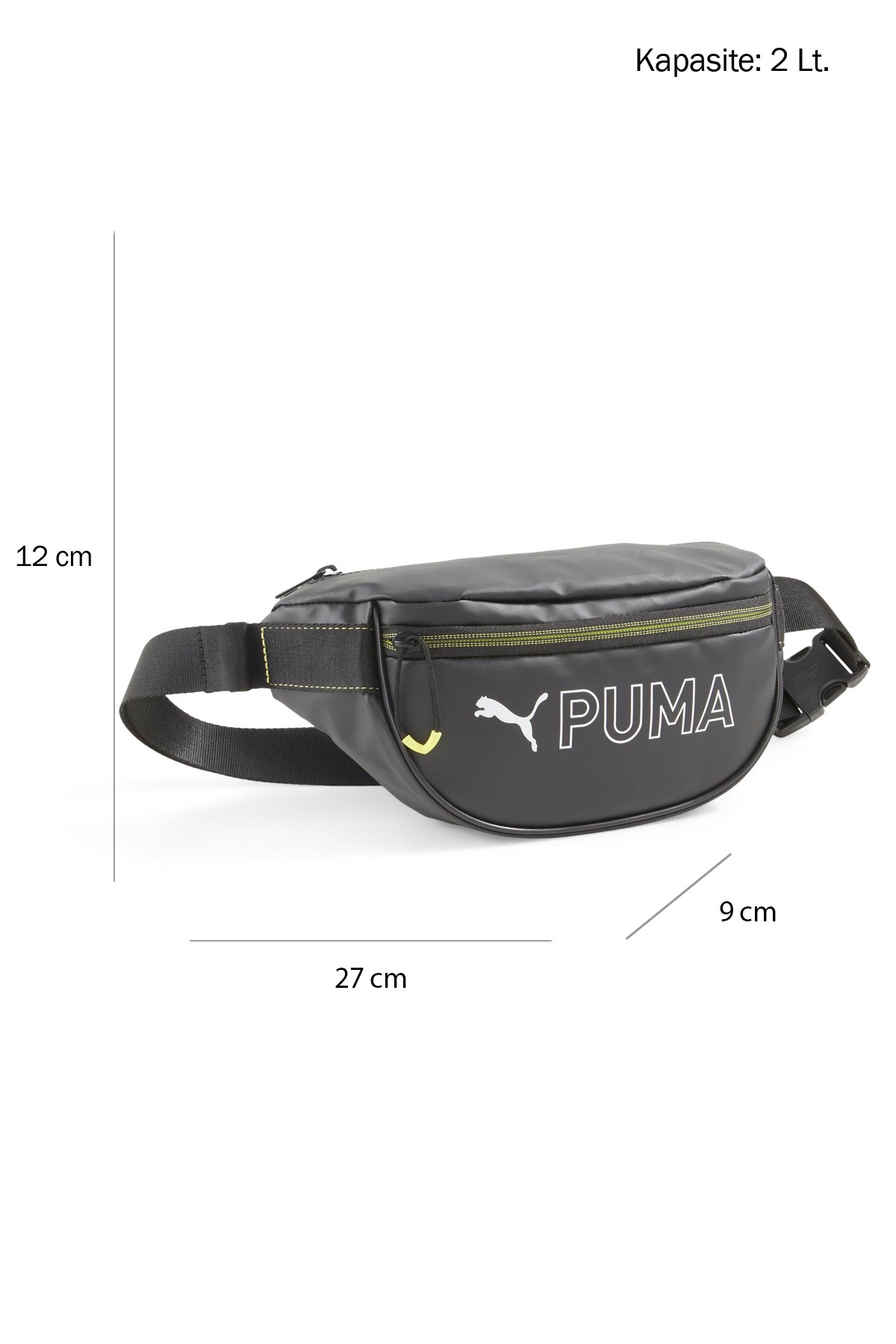 Puma Fit Unisex Bel Çantası 07999802 Siyah
