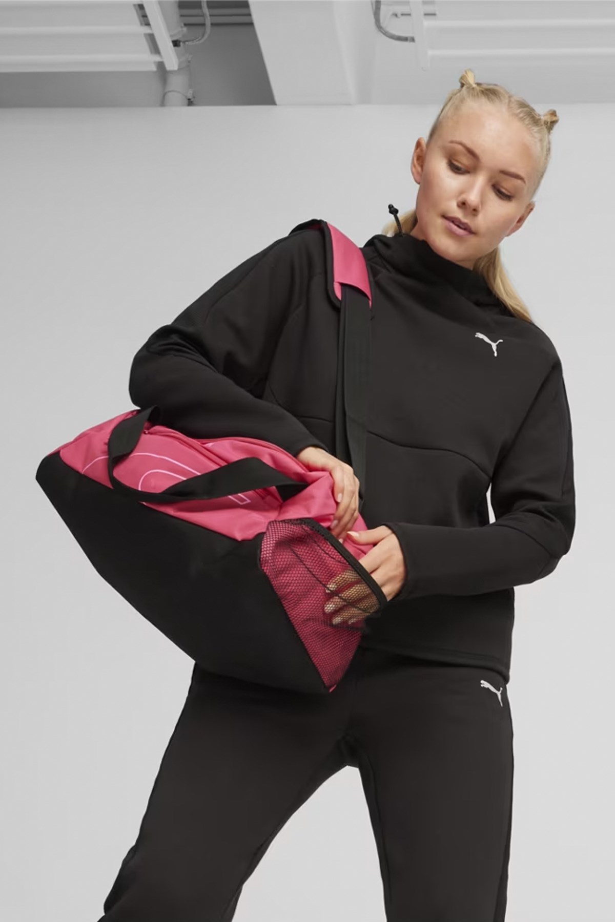 Puma Fundamentals Sports Bag S Kadın Spor Çantası 09033103 Pembe