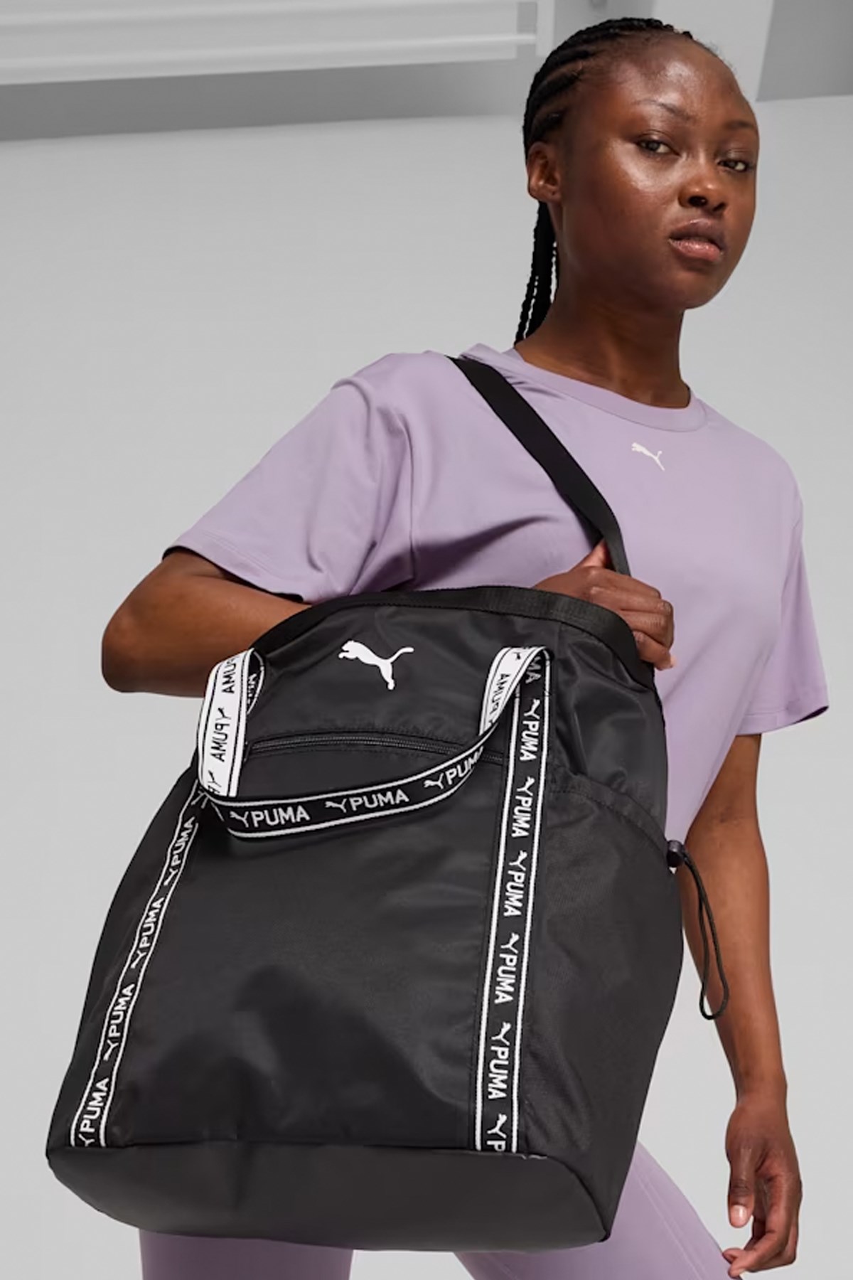 Puma At Ess Tote Unisex Omuz Çantası 09078101 Siyah