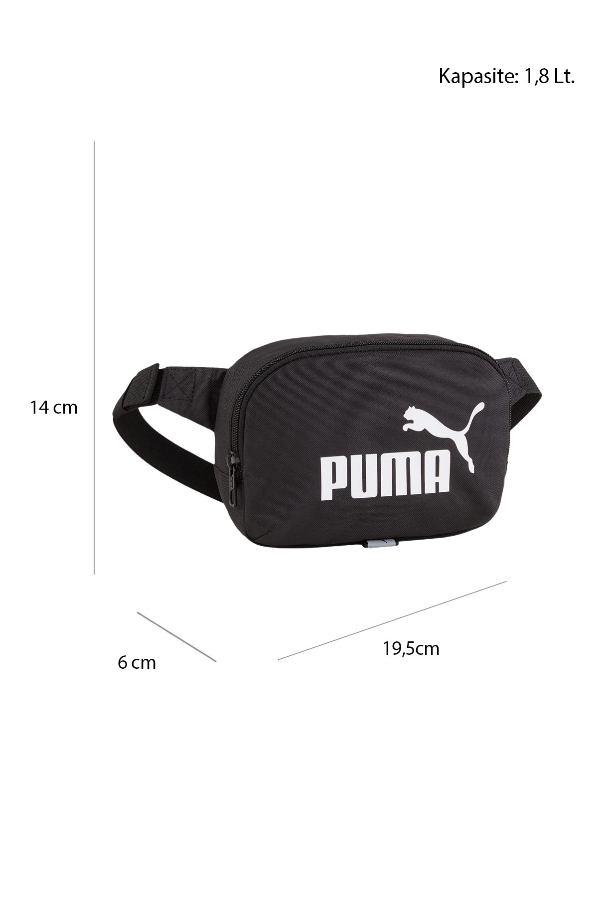 Puma Phase Unisex Bel Çantası 09096201 Siyah