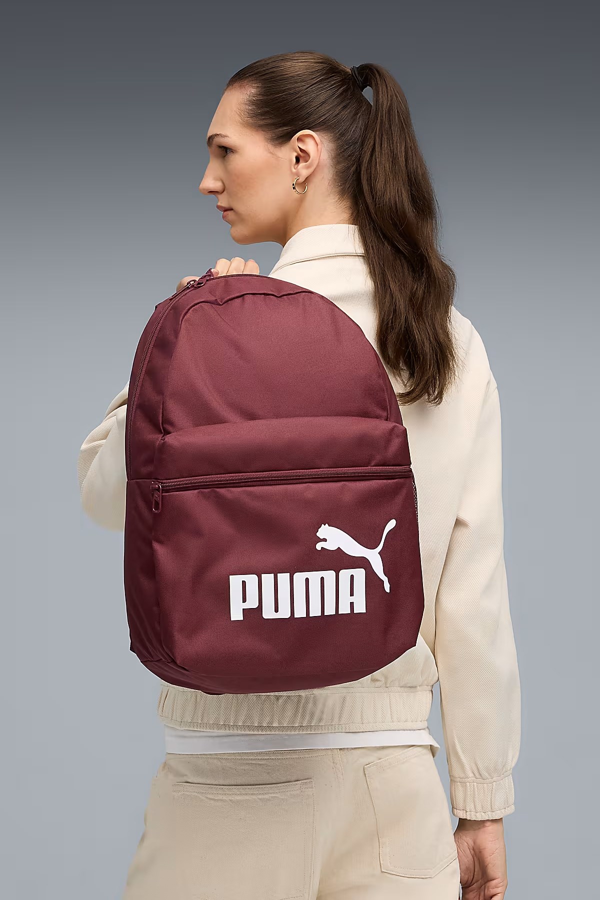 Puma Phase Unisex Sırt Çantası Bordo