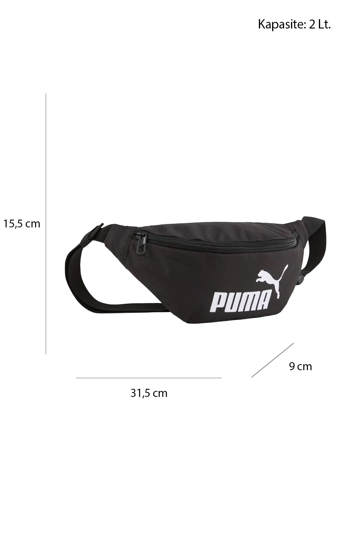 Puma Phase Unisex Bel Çantası 09116501 Siyah