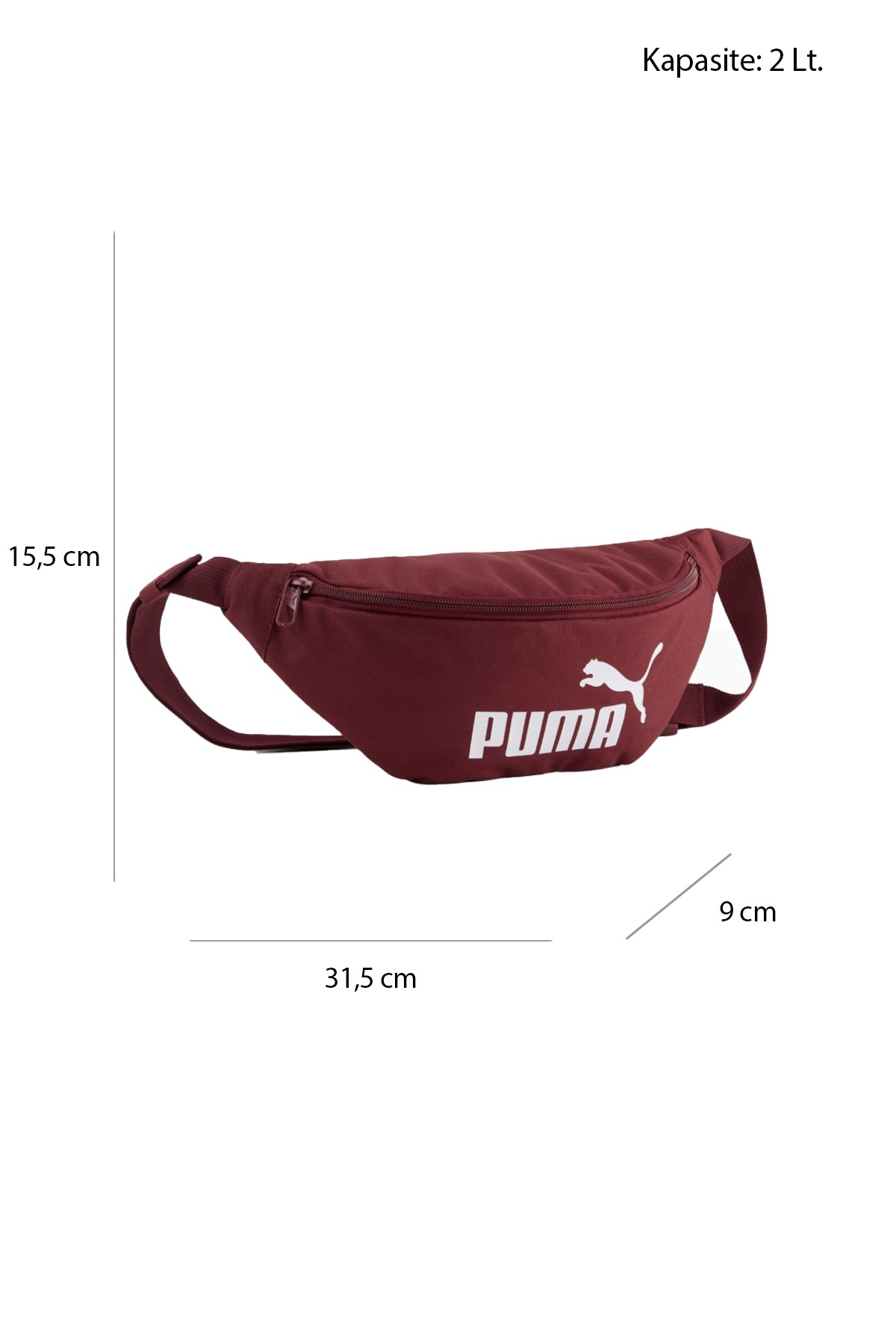Puma Phase Unisex Bel Çantası Bordo