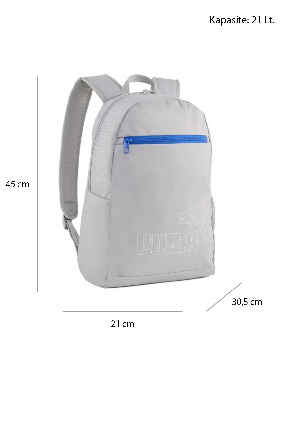 Puma Phase Iı Unisex Sırt Çantası 09116622 Gri
