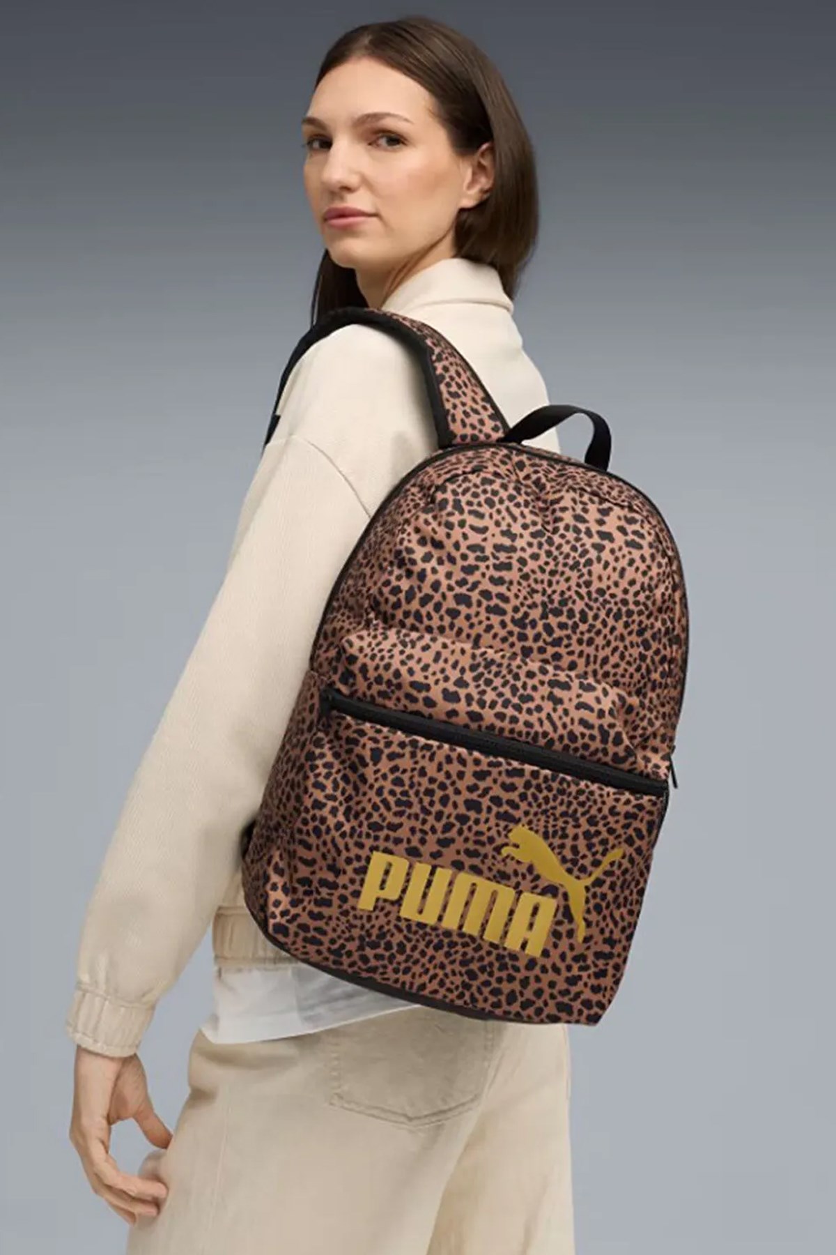 Puma Phase Aop Unisex Sırt Çantası Siyah