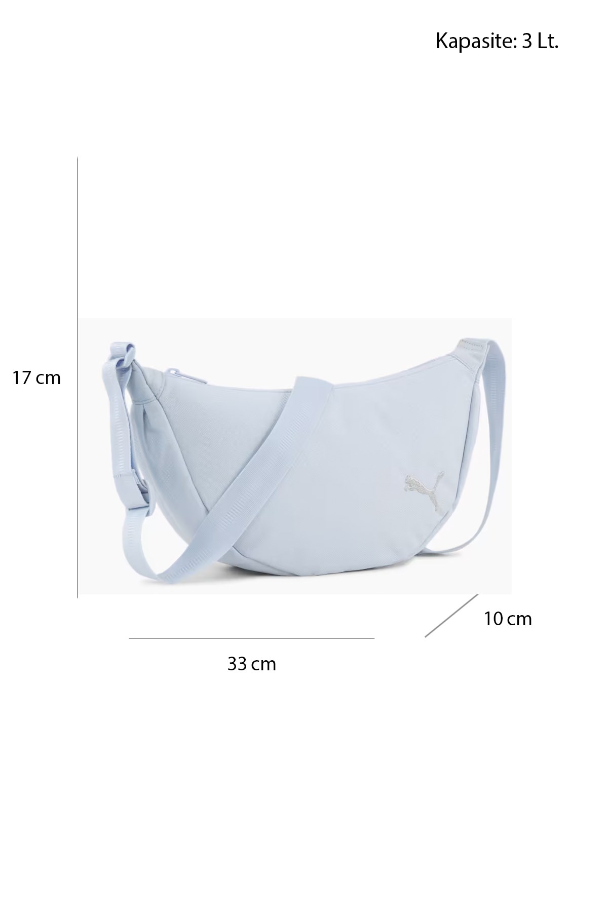 Puma Her Half Moon Unisex Omuz Çantası 09127902 Mavi