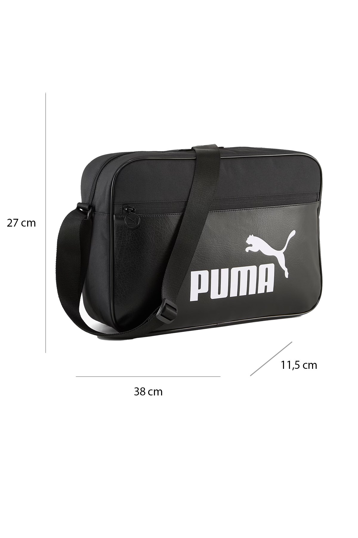 Puma Campus Medium Unisex Çapraz Çanta 09129701 Siyah