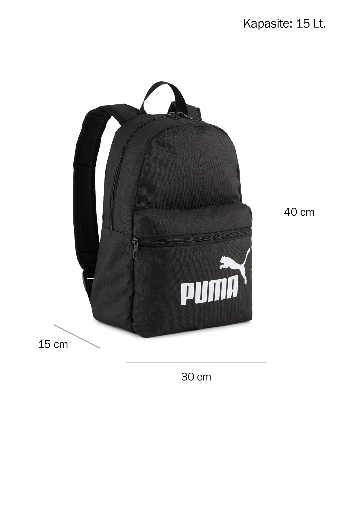Puma Phase S Çocuk Sırt Çantası 09132301 Siyah
