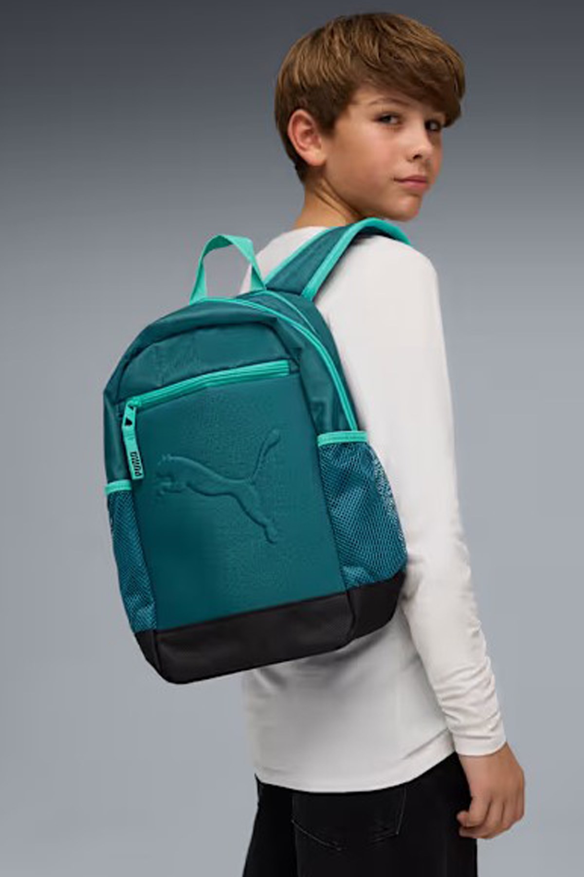 Puma Buzz Çocuk Sırt Çantası 09132707 Yeşil