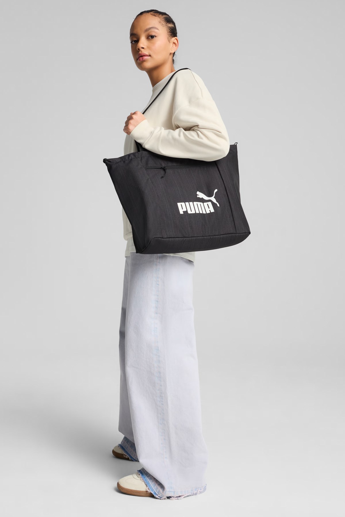 Puma Base Shopper Unisex Omuz Çantası 09134501 Siyah