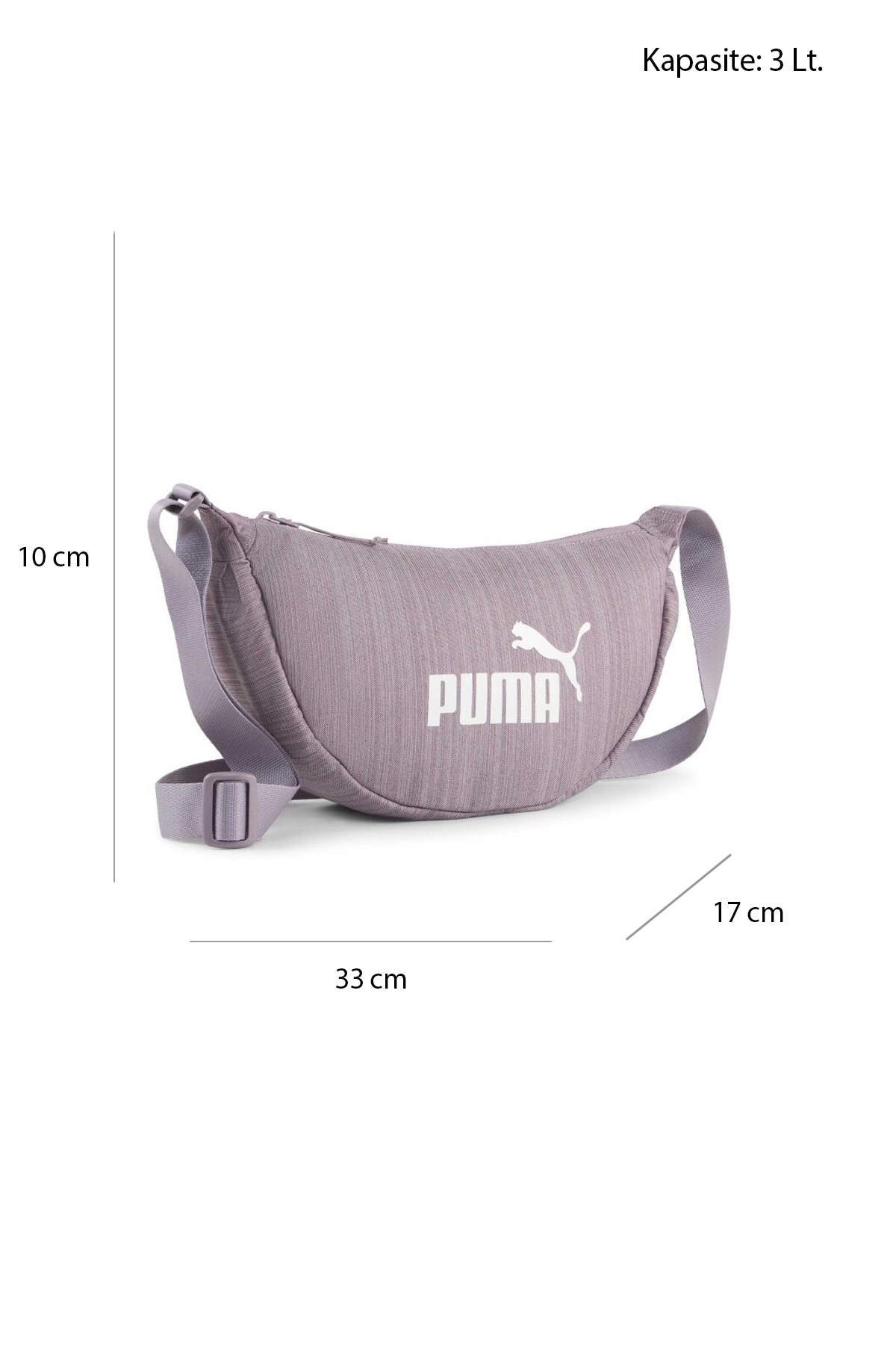 Puma Base Half Moon Kadın Omuz Çantası Mor