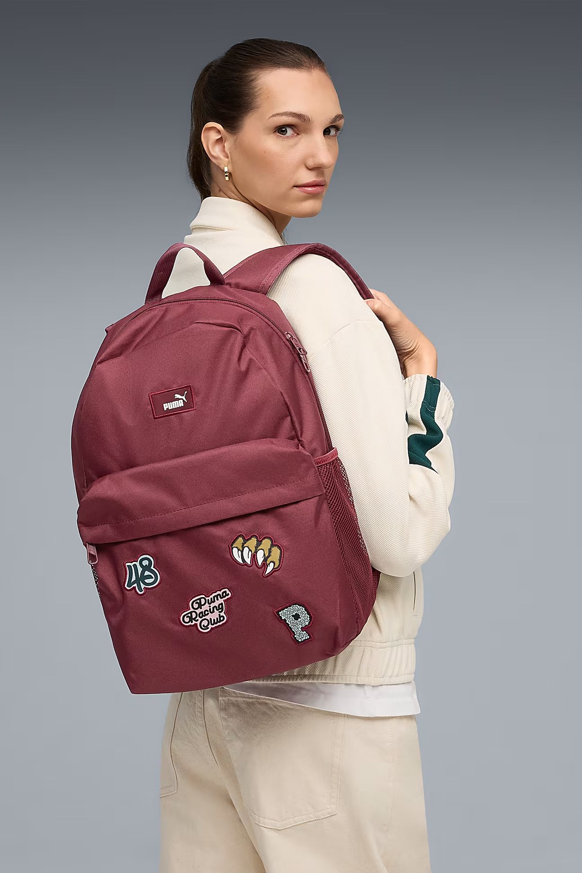 Puma Phase Patch Unisex Sırt Çantası Bordo