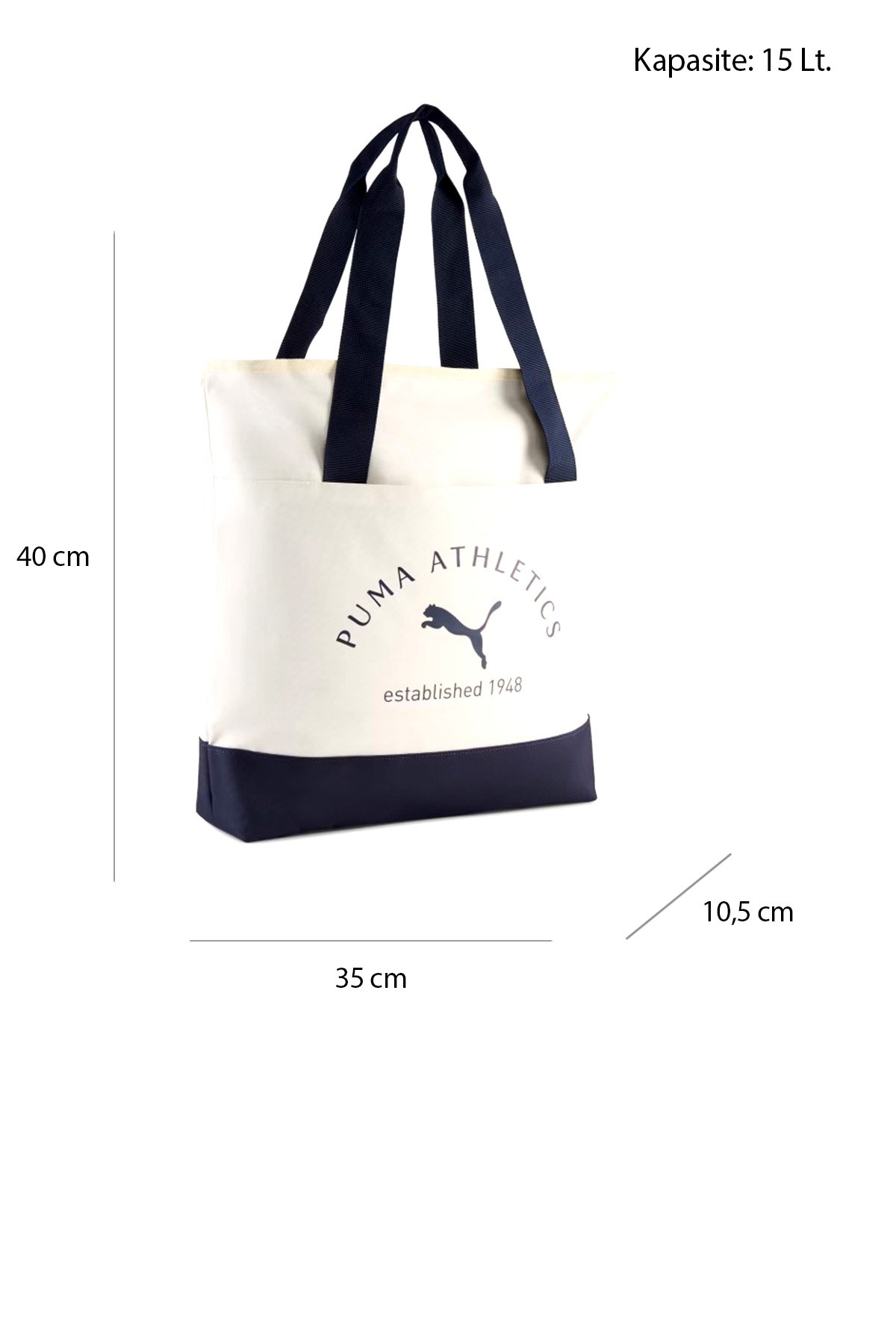 Puma Phase Class Tote 15L Unisex Omuz Çantası 09173501 Bej