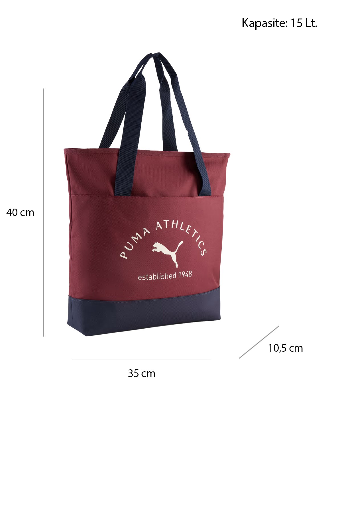 Puma Phase Class Tote Unisex Omuz Çantası Bordo