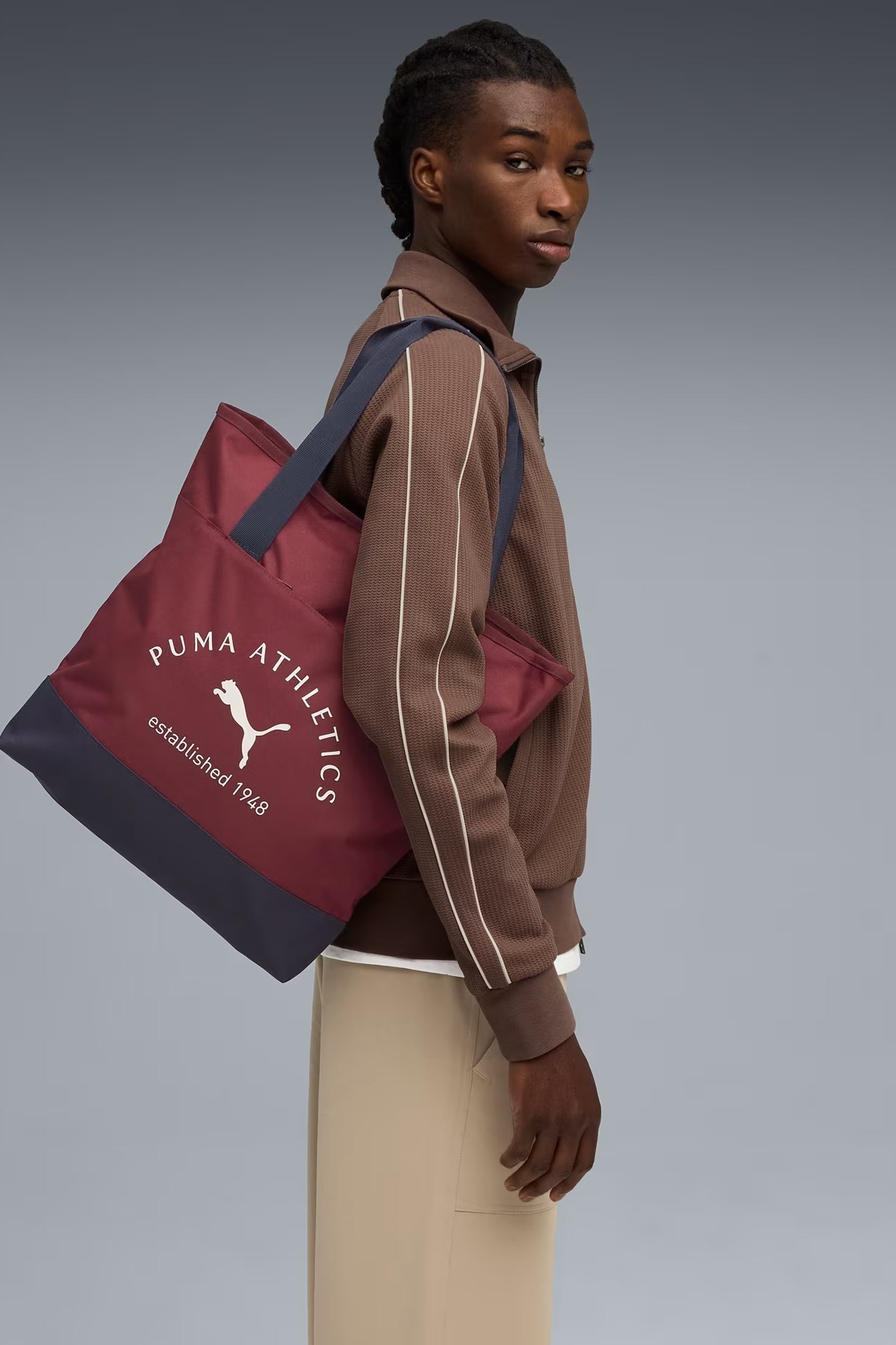 Puma Phase Class Tote Unisex Omuz Çantası Bordo