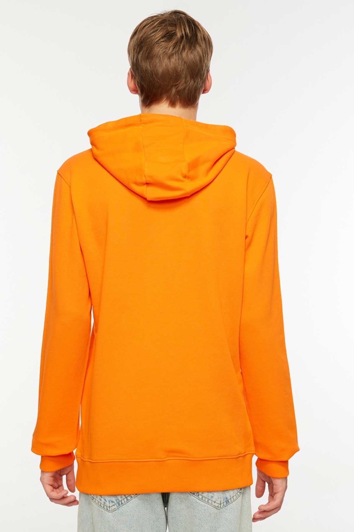 Jack Wolfskin Arthur Hoody Erkek Sweatshirt 1000001TR-3412 Turuncu