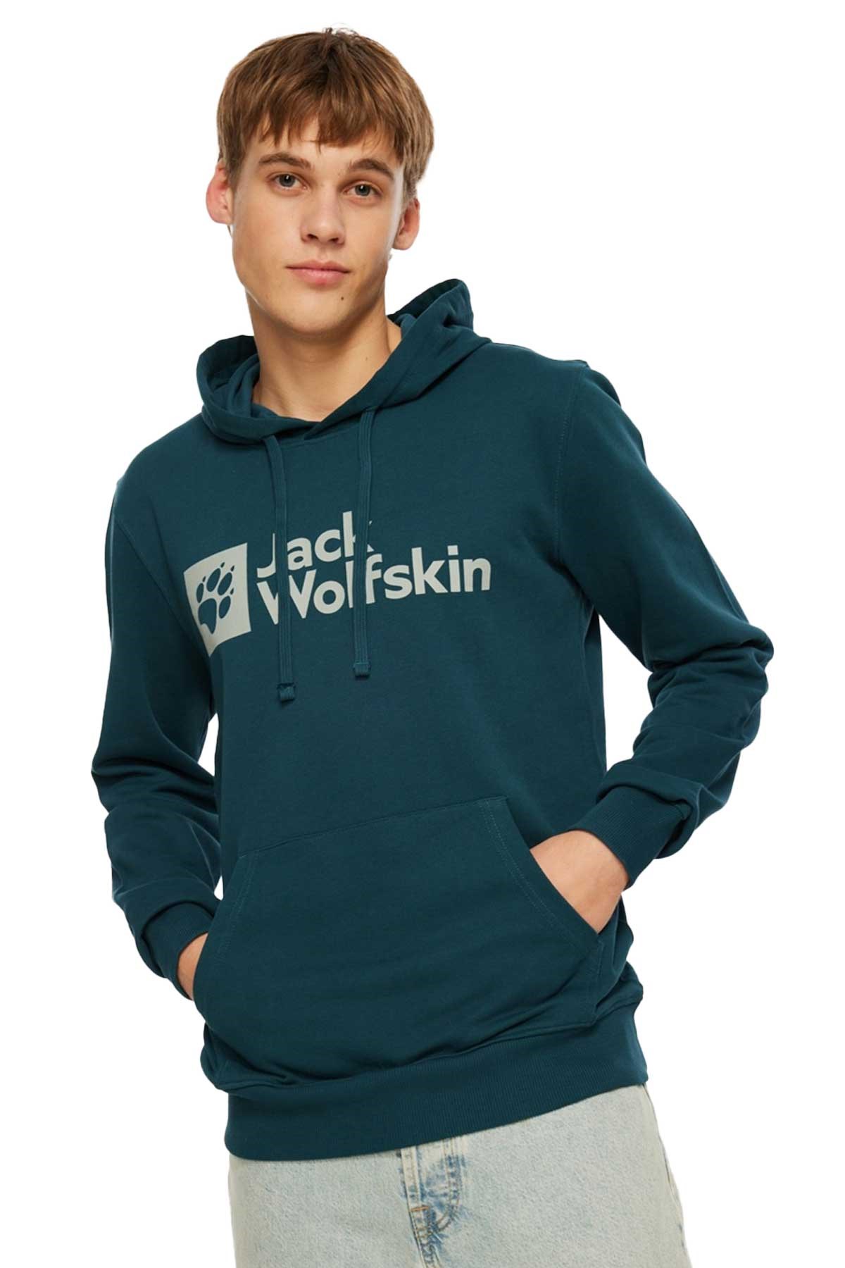Jack Wolfskin Arthur Hoody Erkek Sweatshirt 1000001TR-4167 Yeşil