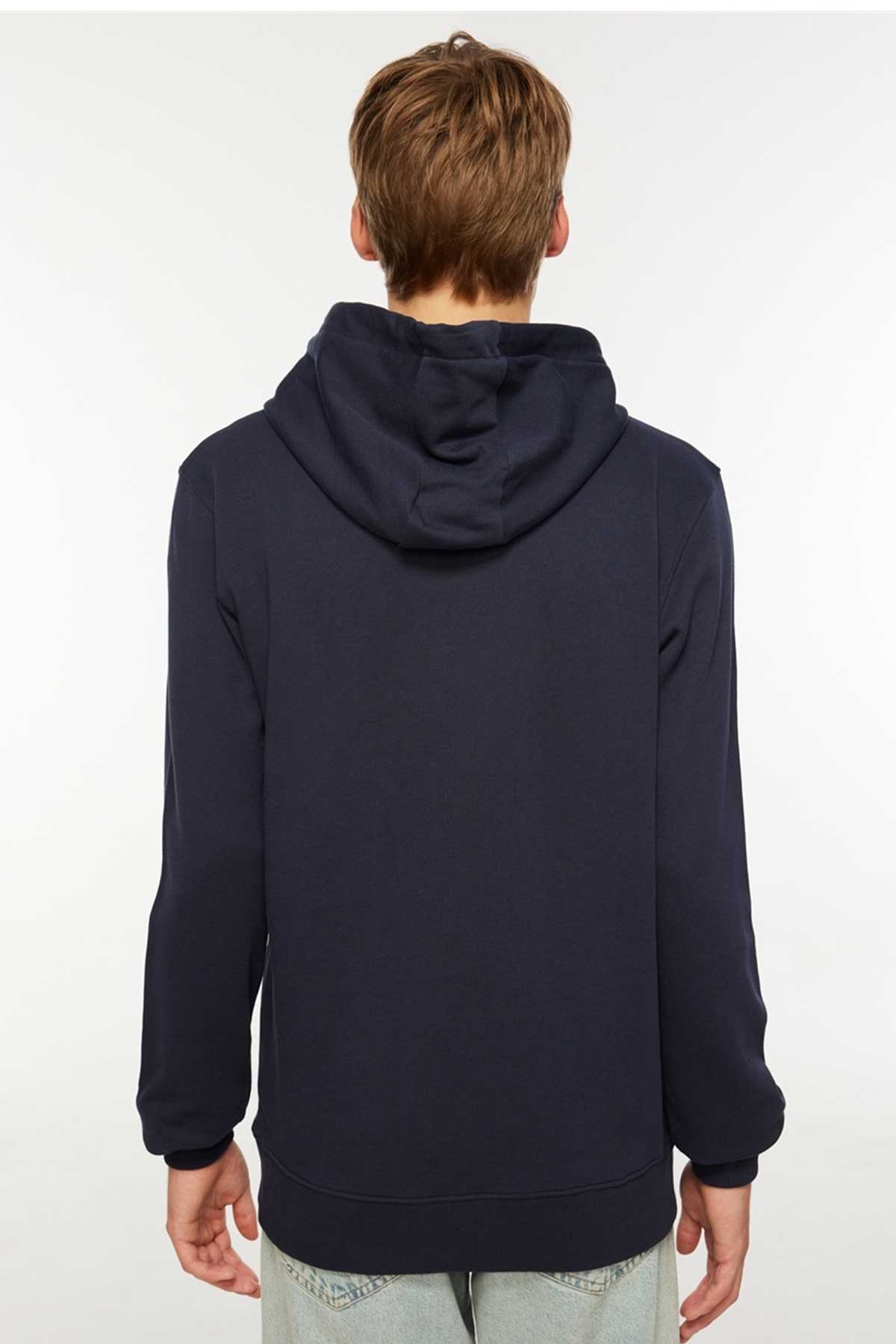 Jack Wolfskin Tommy Hoody Erkek Sweatshirt 1000003TR-1010 Lacivert