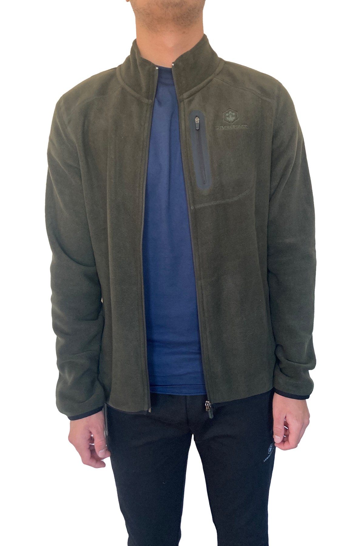 Lumberjack M-Sn165 Nordic Erkek Polar Ceket 100002992 Haki