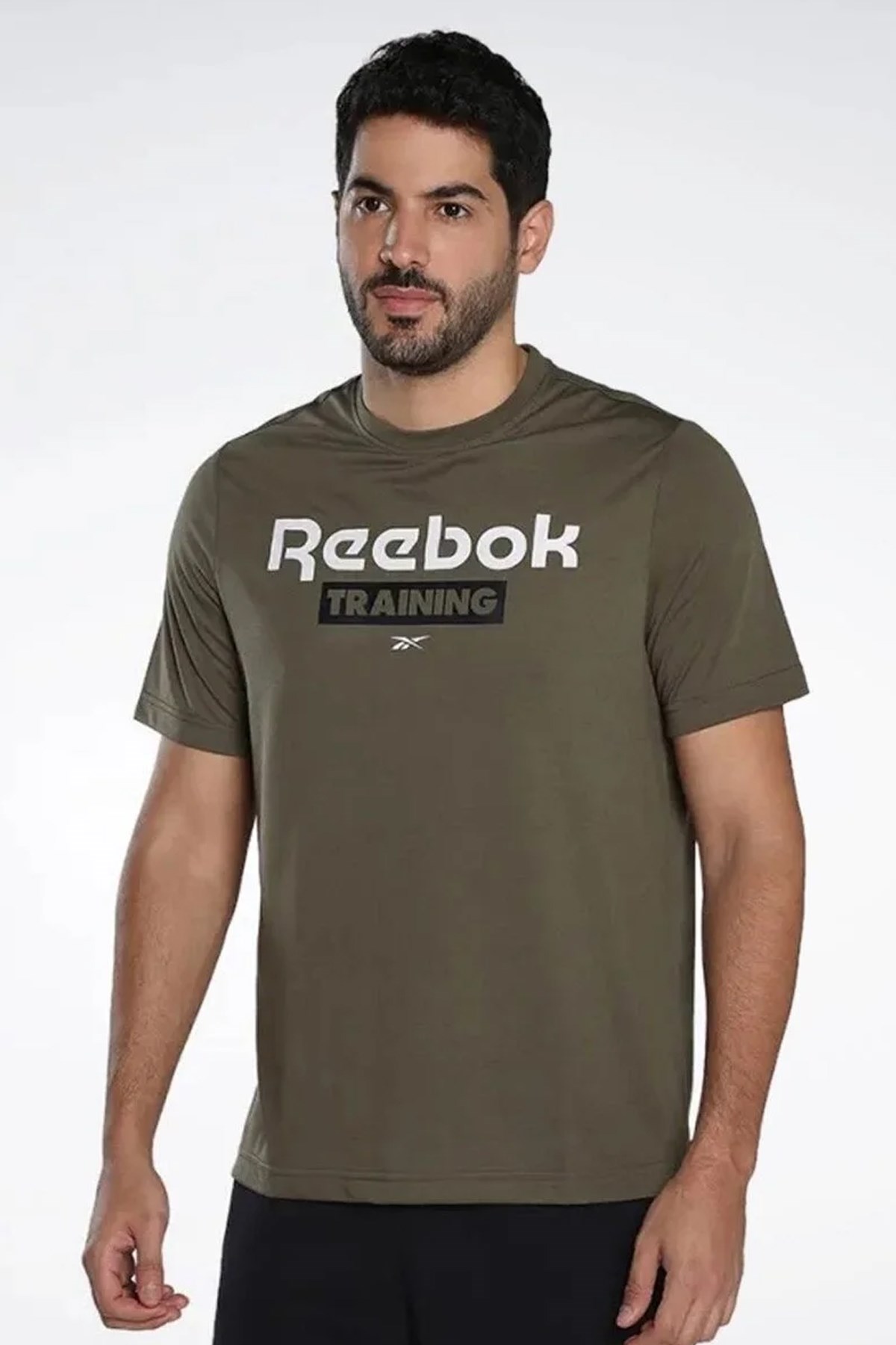 Reebok  Training Gfx Ss Tee Erkek Tişört 100071006 Haki