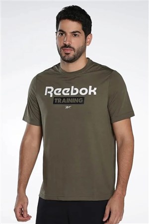 Reebok  Training Gfx Ss Tee Erkek Tişört 100071006 Haki