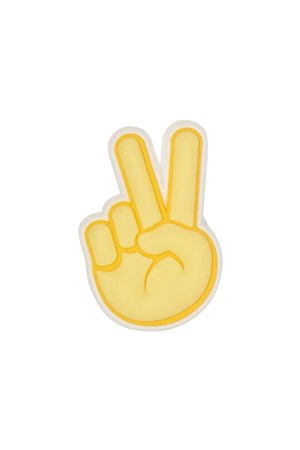 Jibbitz Peace Hand Sign Charm 10007207-1