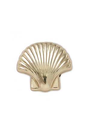 Jibbitz Gold Shell Charm 10009920-1