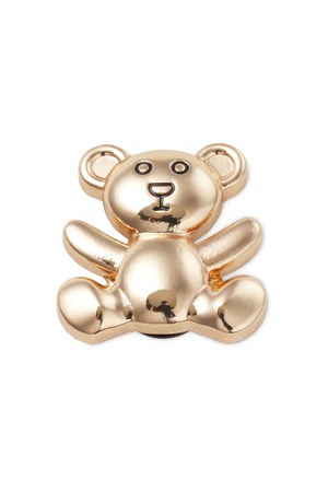 Jibbitz Gold Teddy Bear Charm 10011085-1