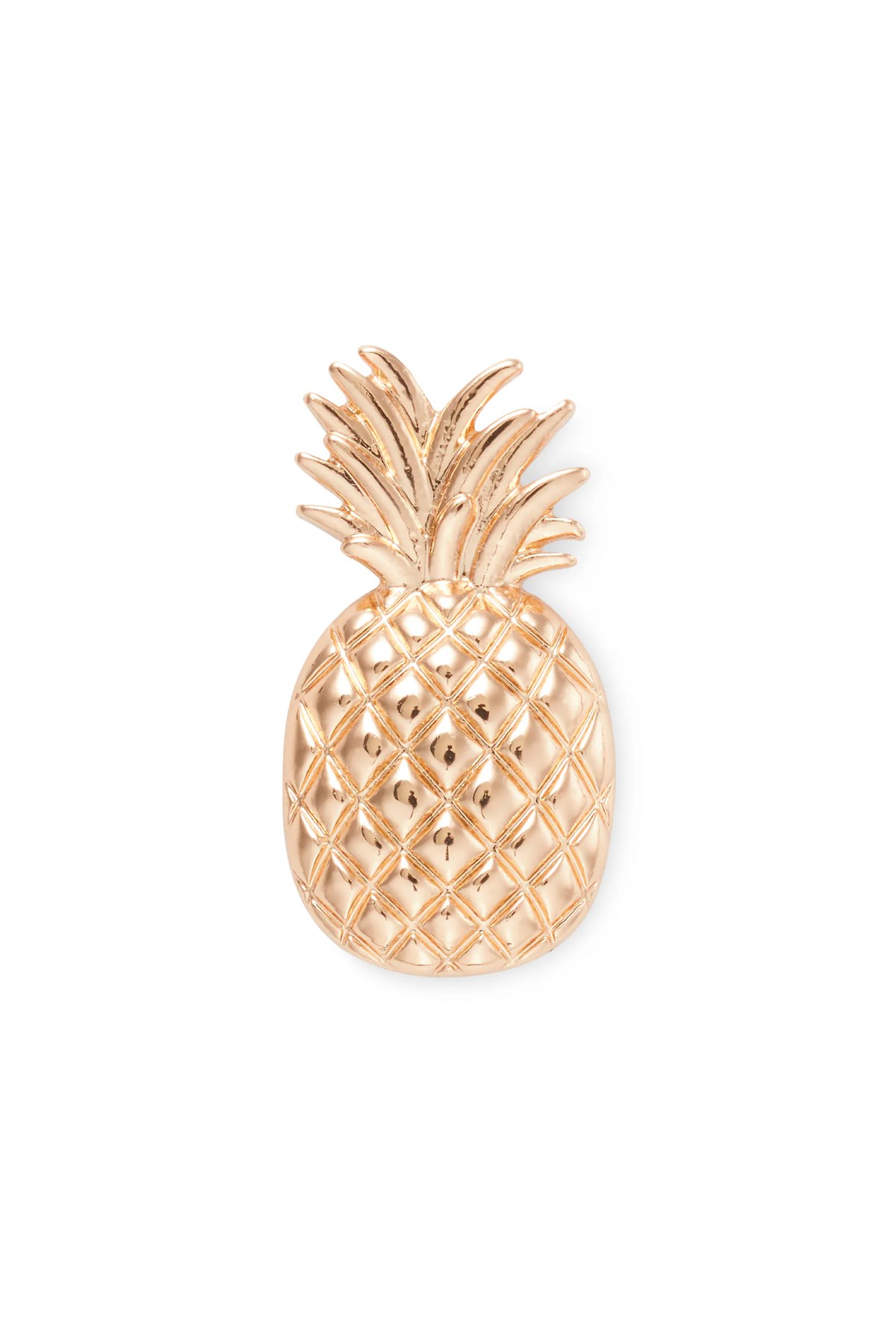 Jibbitz Gold Pineapple Charm 10011124-1 Çok Renkli