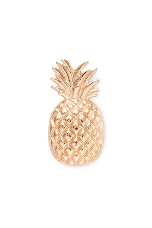 Jibbitz Gold Pineapple Charm 10011124-1