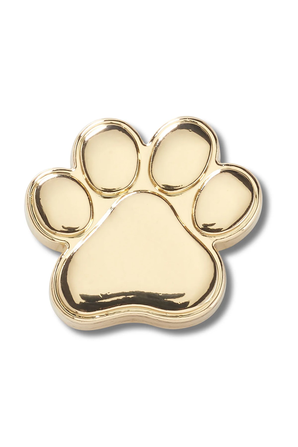 Jibbitz Gold Dog Paw Unisex Charm 10012310-1 Çok Renkli