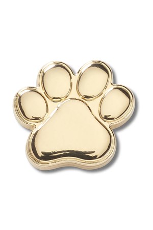 Jibbitz Gold Dog Paw Unisex Charm 10012310-1 Çok Renkli
