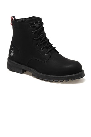 U.S. Polo Assn. 0W Zero Erkek Bot 100550182 Siyah