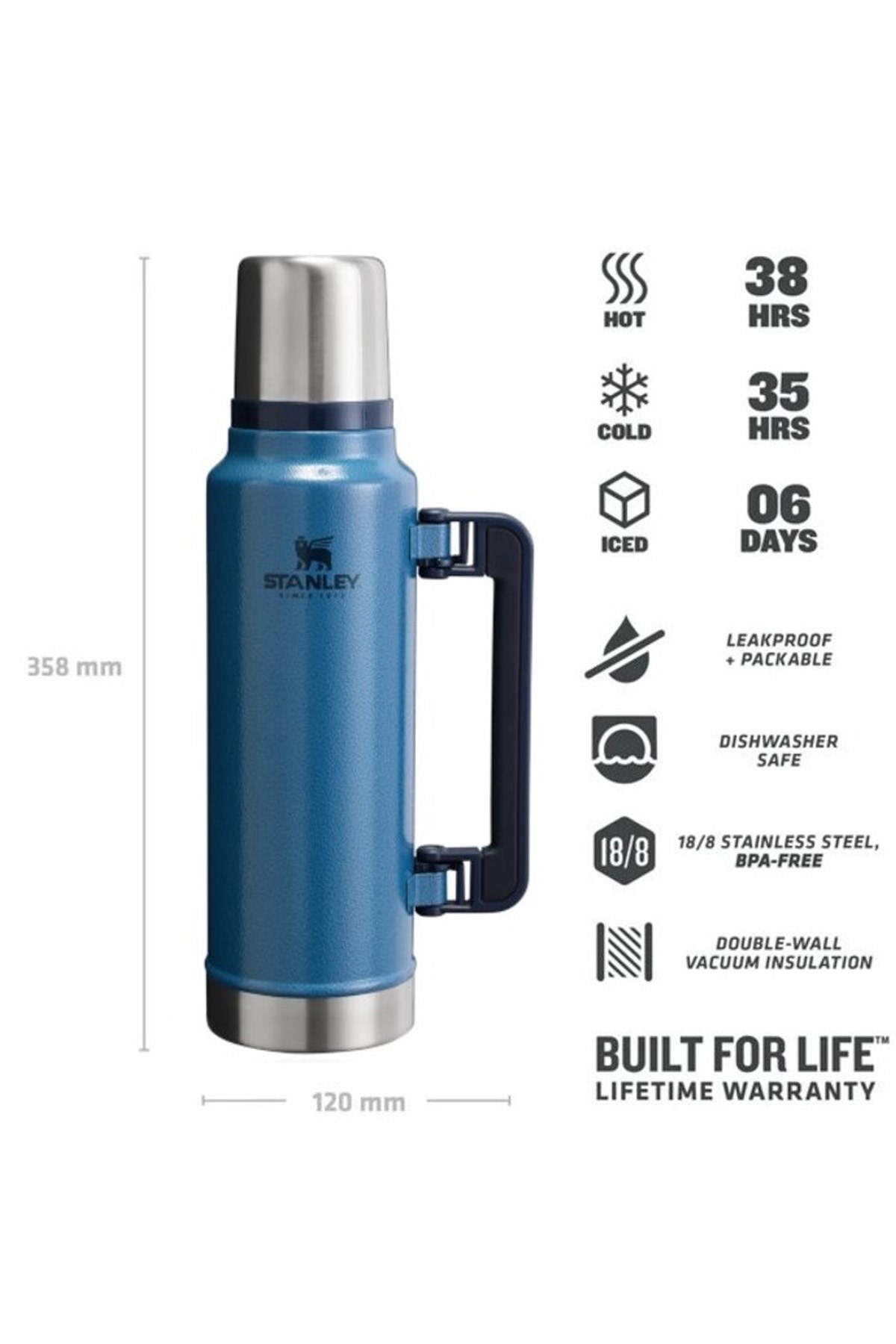 Stanley Classic Legendary Termos | 1.4L 10-08265-028 Mavi