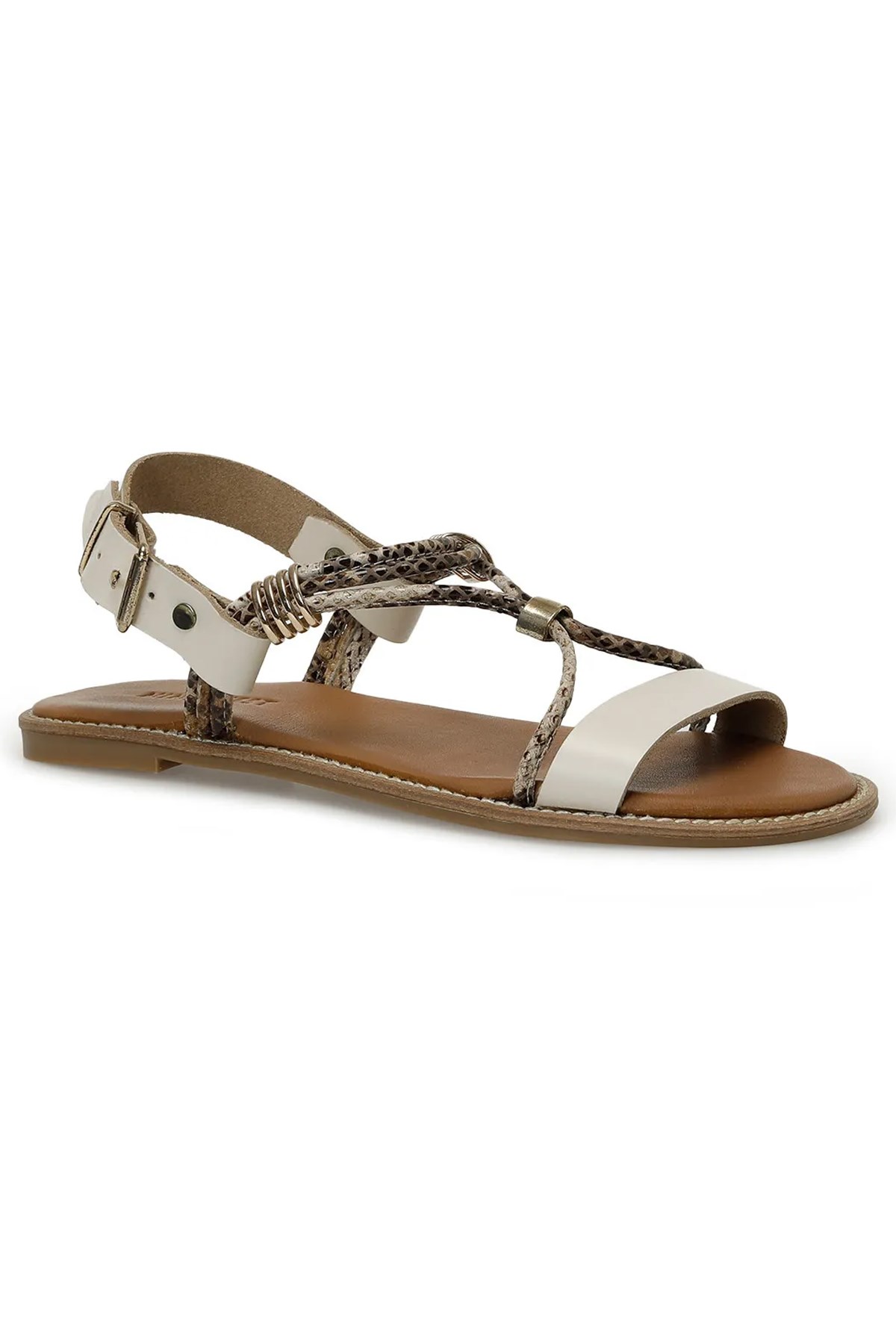 Nine West Bej Kadın Sandalet Bej