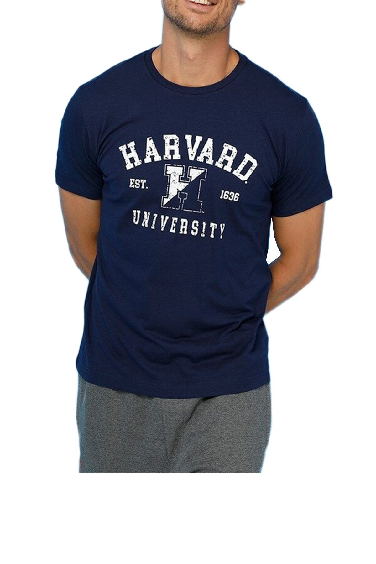 Lumberjack SN684 Harvard Erkek Tişört 101106040 Lacivert