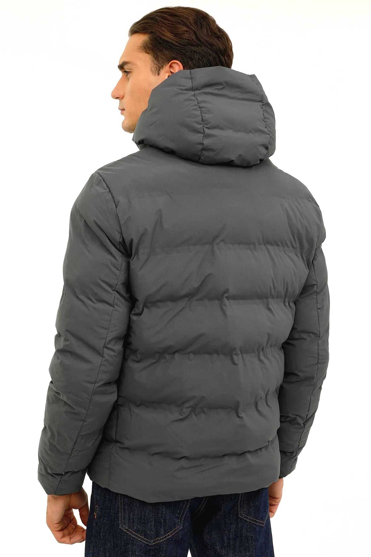 Lumberjack Nolan Coat 2Pr Erkek Mont 101165616 Gri