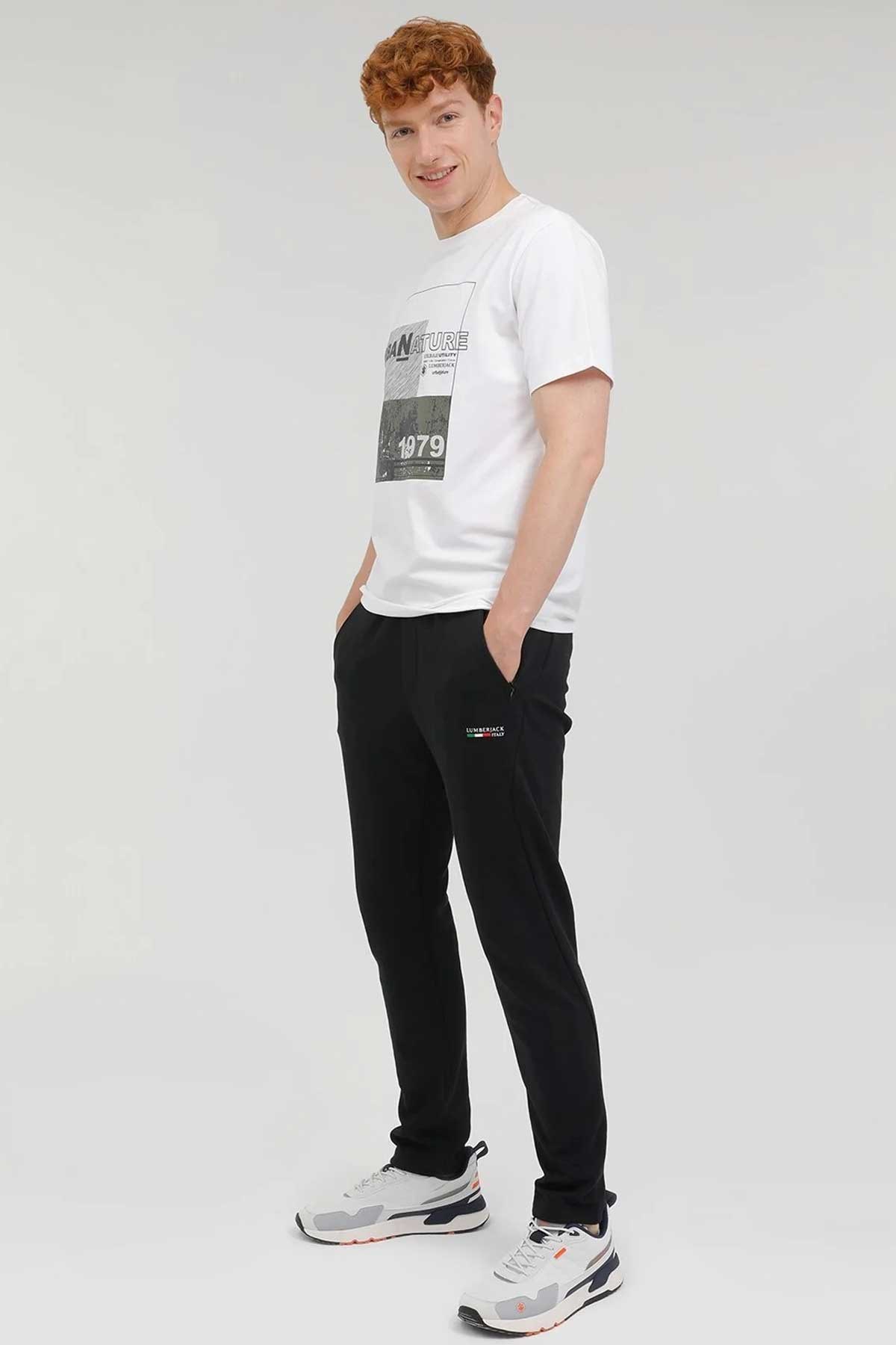 Lumberjack M-Sd1070 Kobe Erkek Eşofman Altı 101175519 Siyah