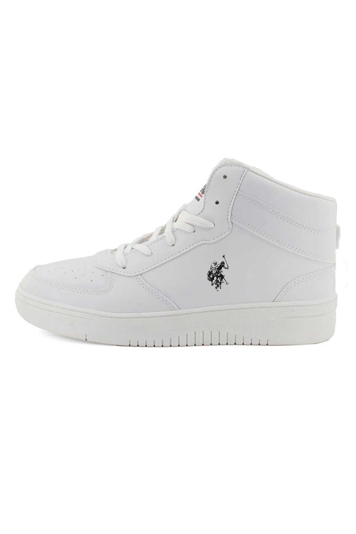 U.S. Polo Assn. Aristo Hi Pu Erkek Ayakkabı 101318109 Beyaz