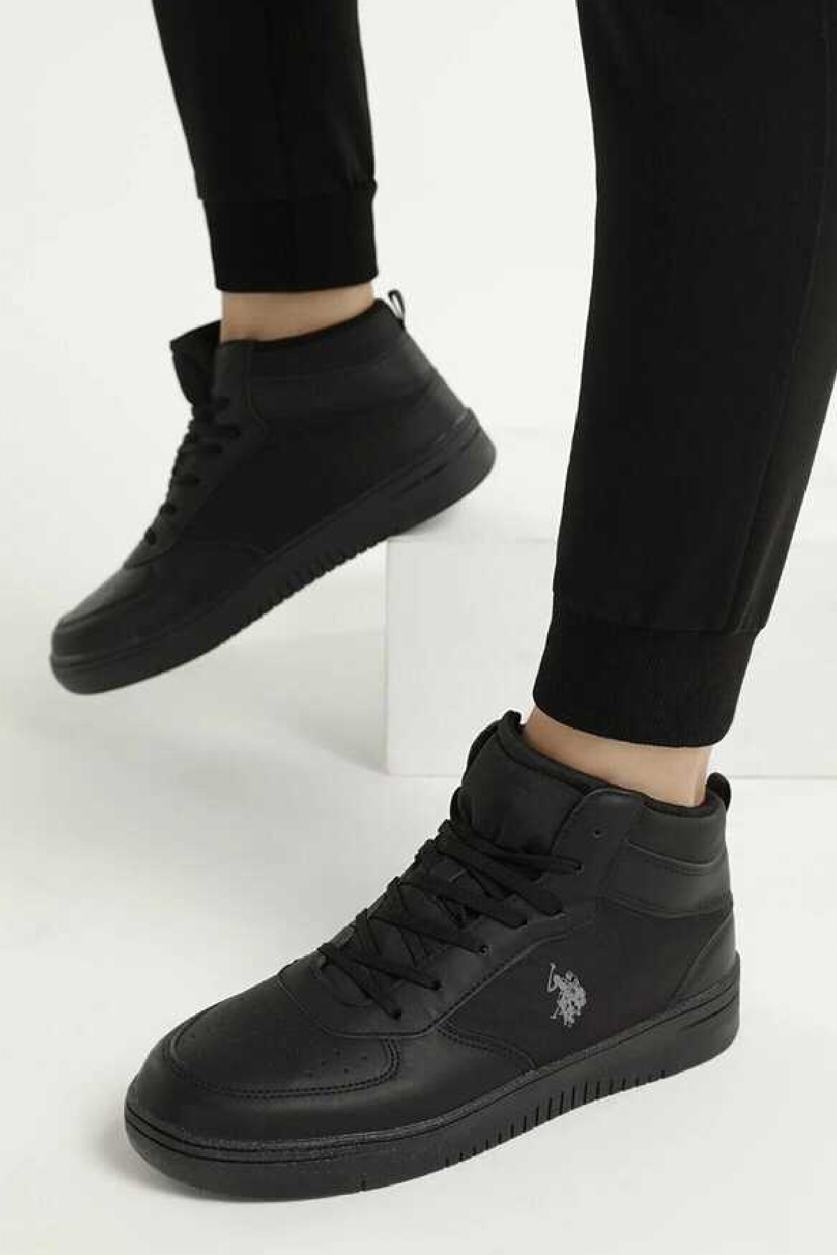 U.S. Polo Assn. Aristo Hi Pu Erkek Ayakkabı 101318110 Siyah